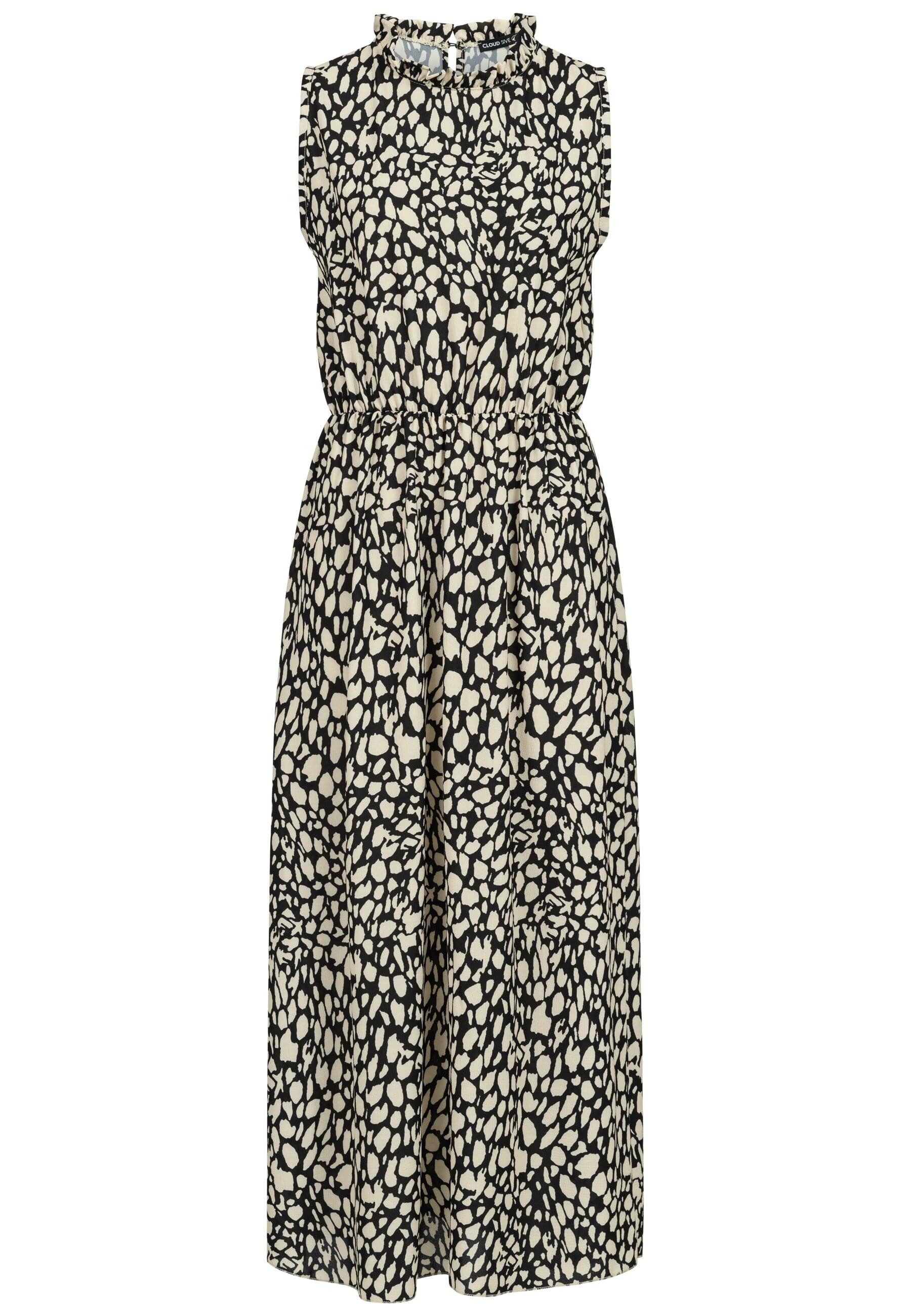 CLOUD 5IVE Shirtkleid CLOUD 5IVE Maxi Dress with aop animal print (1-tlg) günstig online kaufen
