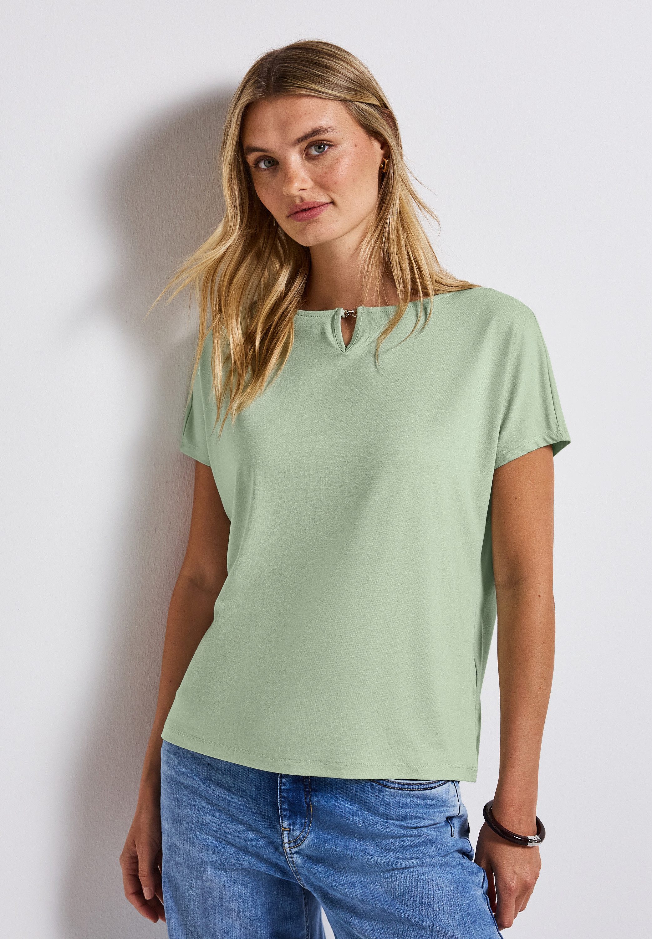 STREET ONE T-Shirt, aus softer Viskose günstig online kaufen