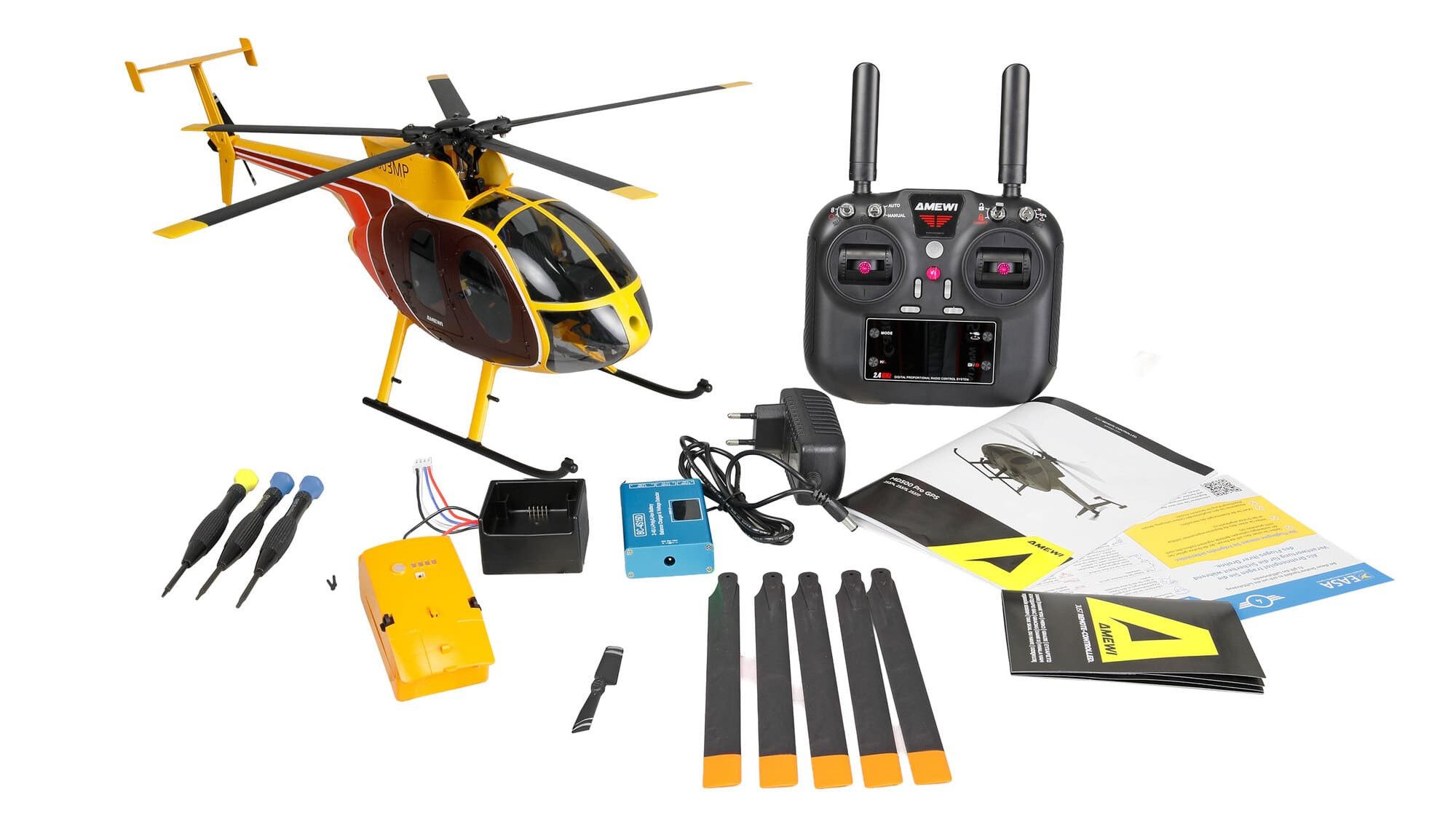 Amewi RC-Helikopter Amewi MD500 Pro GPS Hawaii RC Helikopter RTF