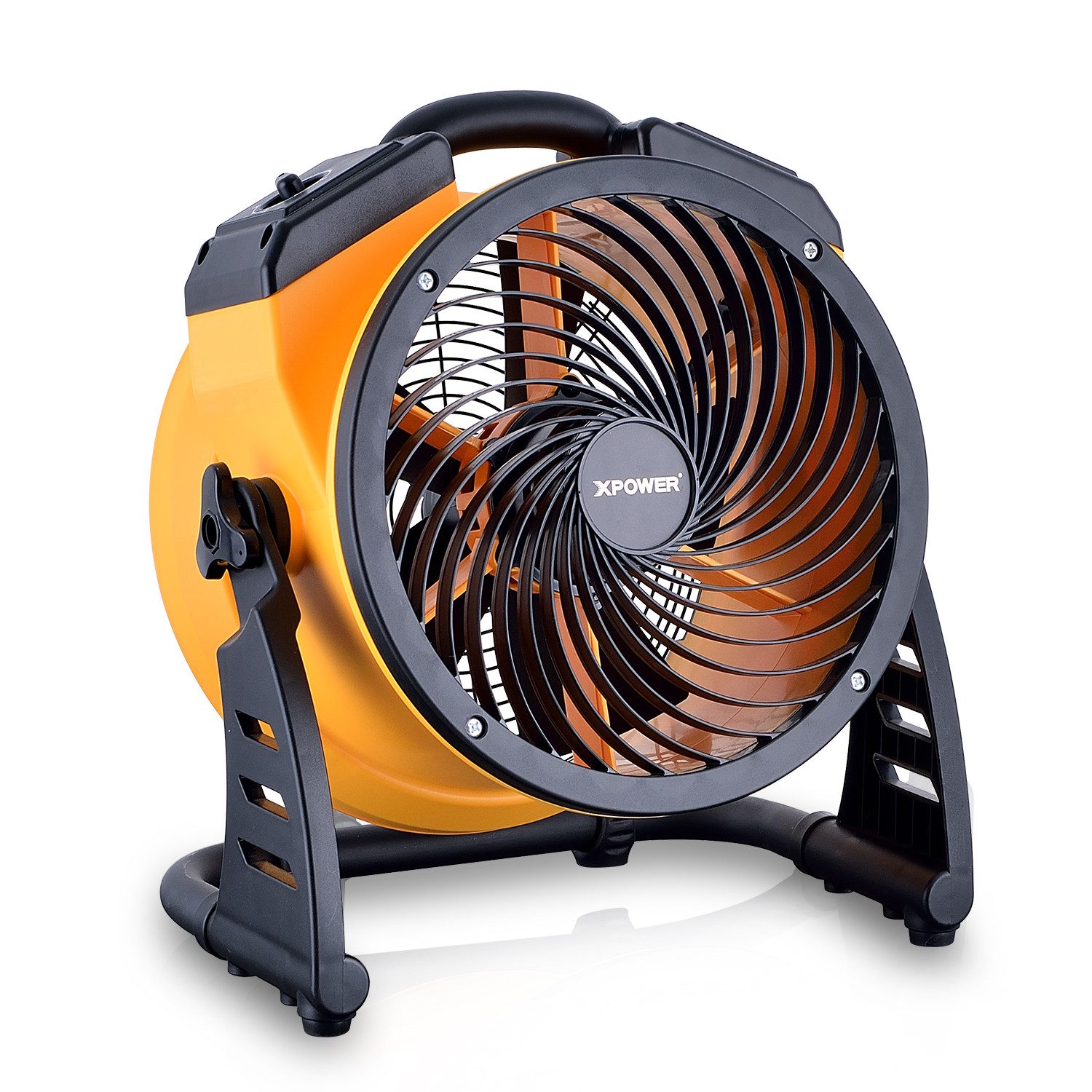XPOWER Tischventilator FC-100 Mehrzweck 11" Luftumwälz Utility Lüfter Elektro Ventilator, 60W, 900CFM, 3H Timer & 4 Geschwindigkeiten, 41x36x22.5cm