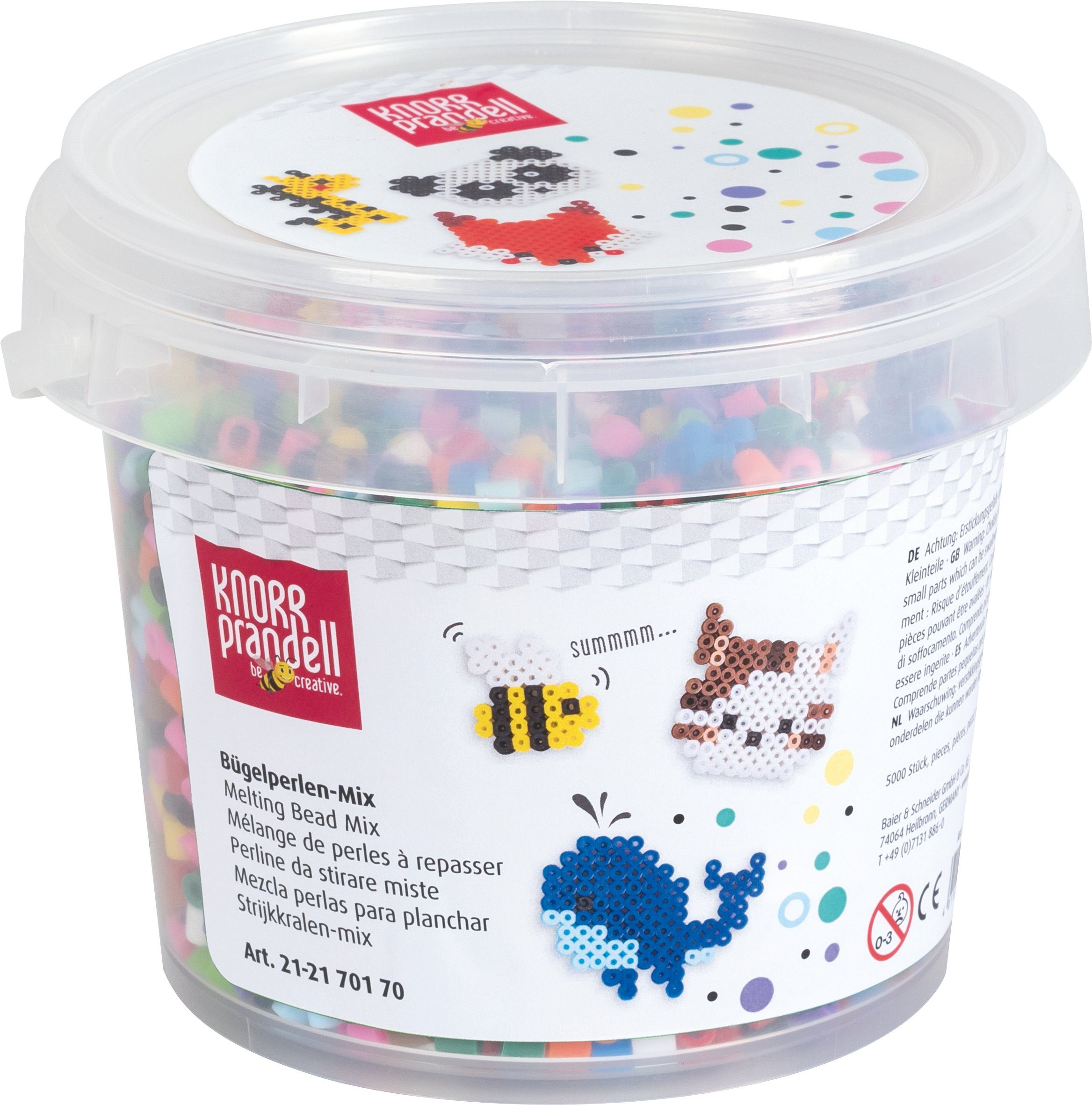 Knorr Prandell Bügelperlen Bügelperlen-Mix, 5.000 oder 8.000 Stück