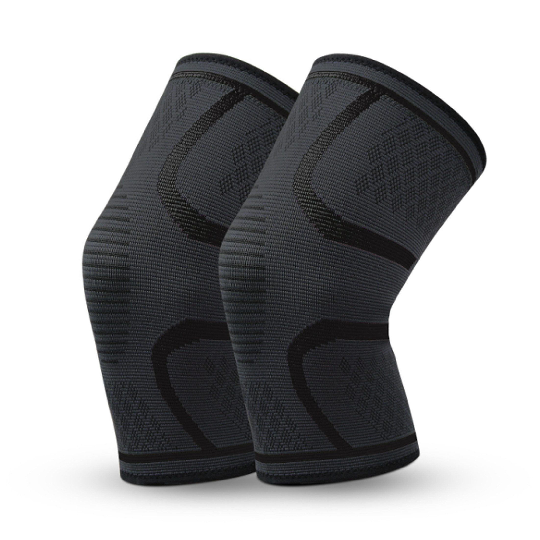KINSI Kniebandage Kniewärmer Socken 2er-Pack, Warm & Kälteschutz für Fitness & Wandern, Kälteschutz-Socken für Gelenke