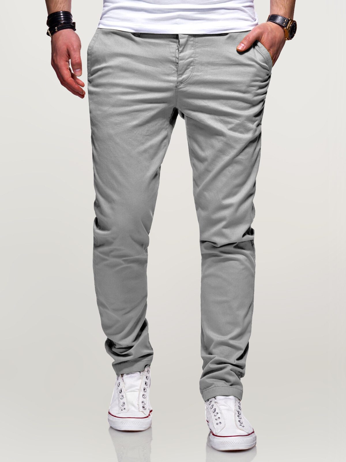 behype Chinohose "Heritage", im Slim -Fit-Schnitt günstig online kaufen