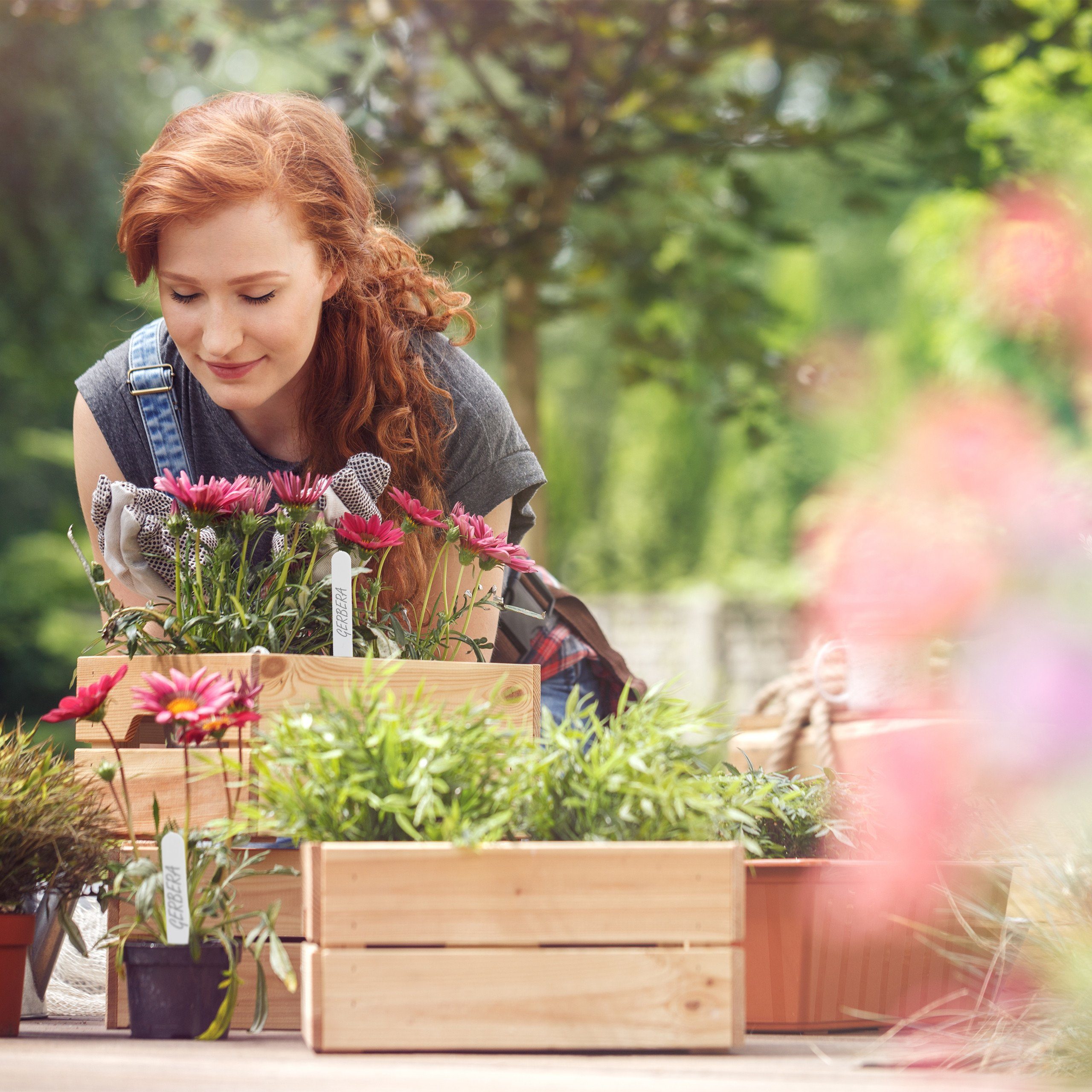 relaxdays Etikettenpapier Stecketiketten 300er Set aus Kunststoff