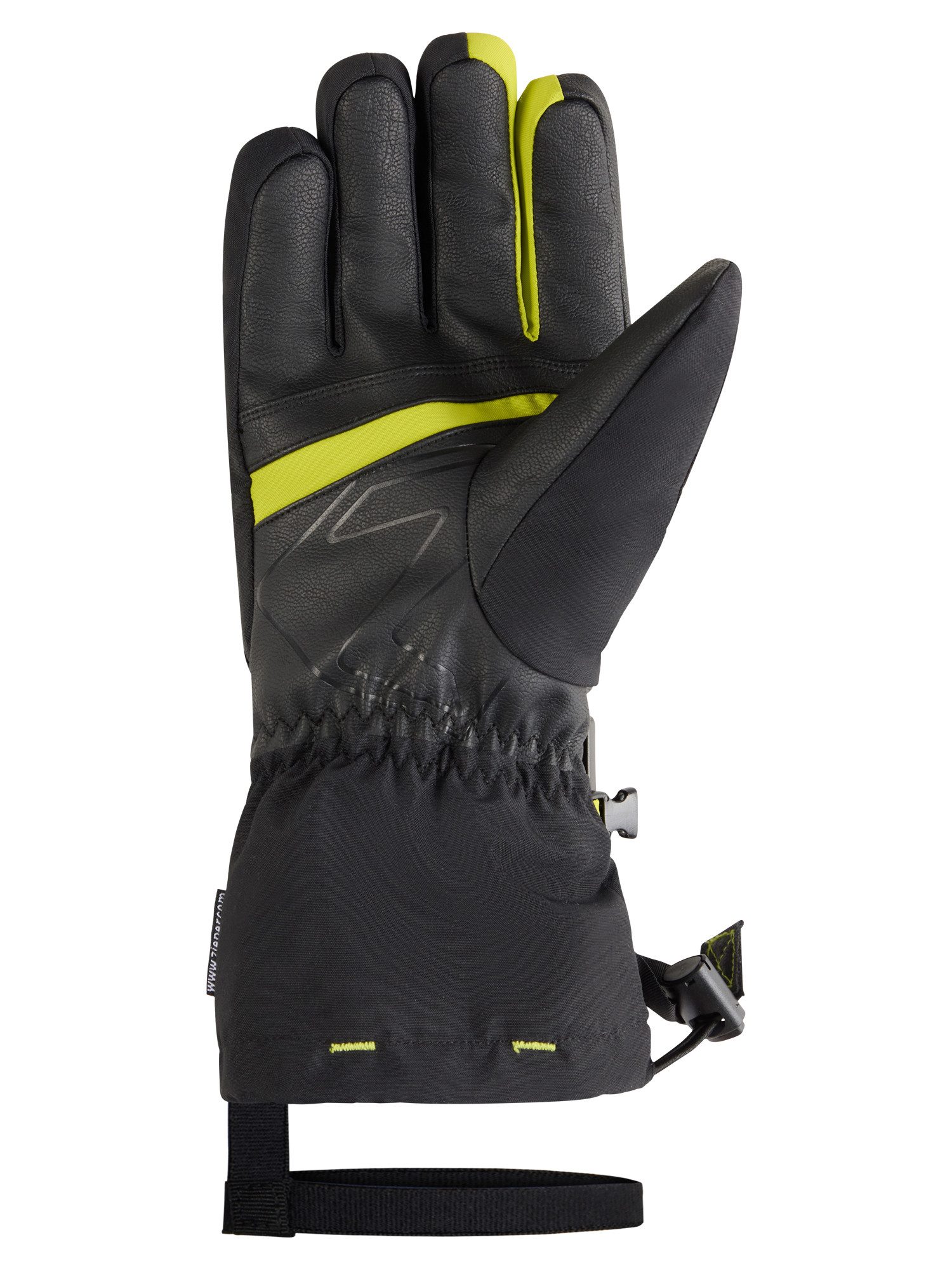 Ziener Skihandschuhe GHALION-Z AQUASHIELD® wasserdicht, winddicht, atmungsaktiv, warmes Futter, lange Stulpe