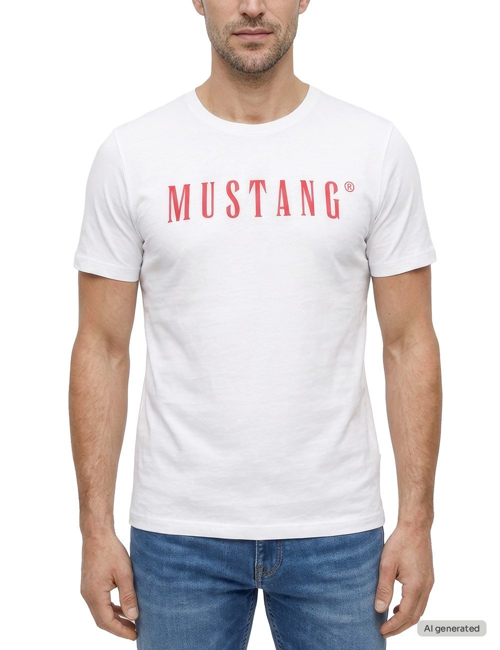 MUSTANG Kurzarmshirt Herren Style Austin