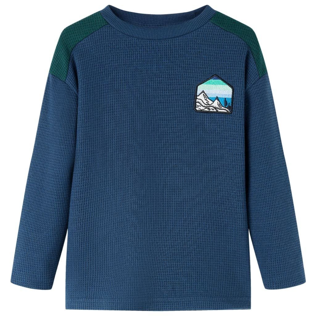 Sweatshirt Kinder-Sweatshirt Marineblau 128