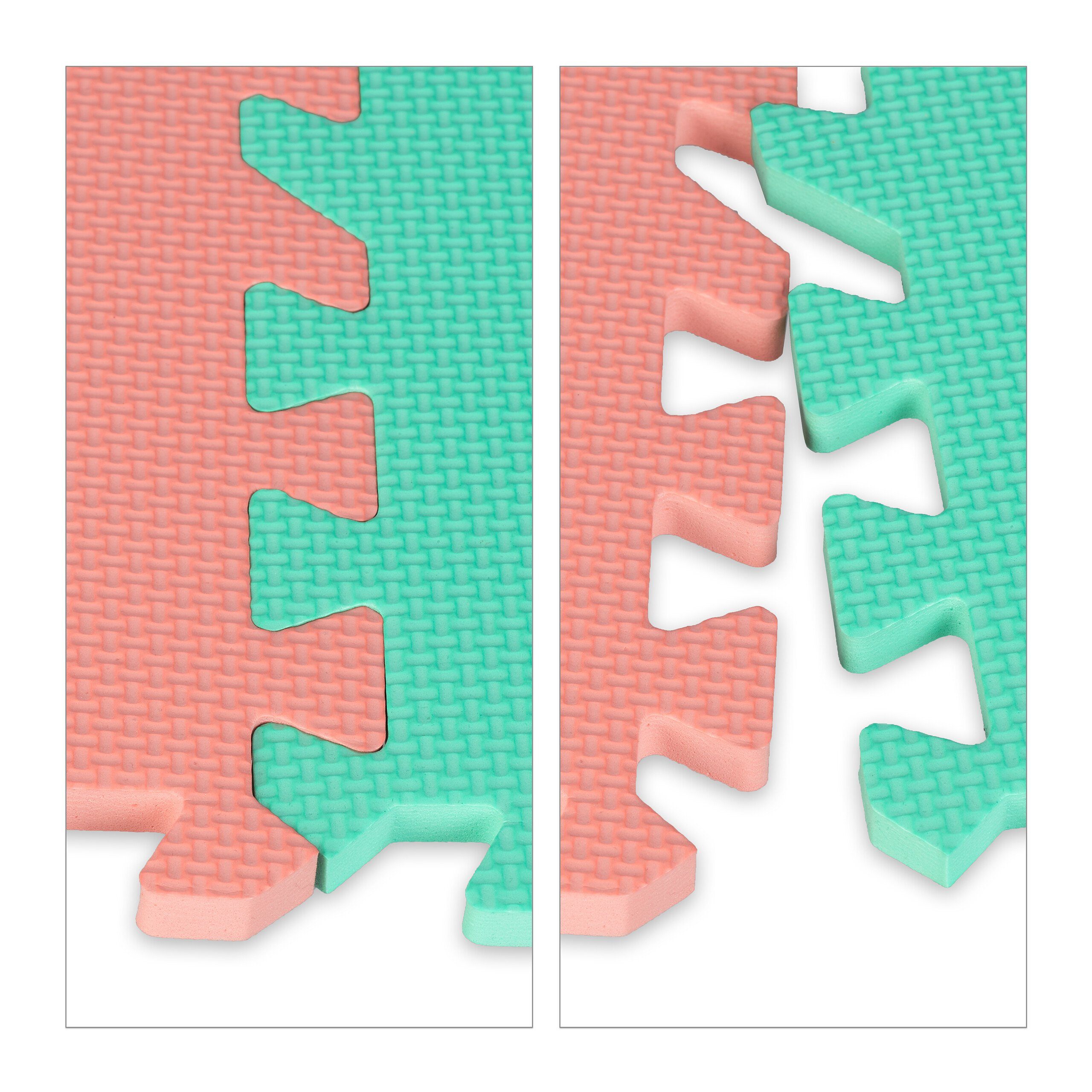 relaxdays Spielmatte Puzzlematte mit Zahlen