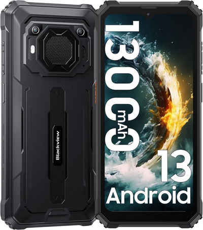 blackview BV8900 Rugged Octa Core Smartphone, Outdoorhandy Smartphone (16,51 cm/6.5 Zoll, 256 GB Speicherplatz, 64 MP Kamera, Handschuhmodus, Wärmebildkamera)