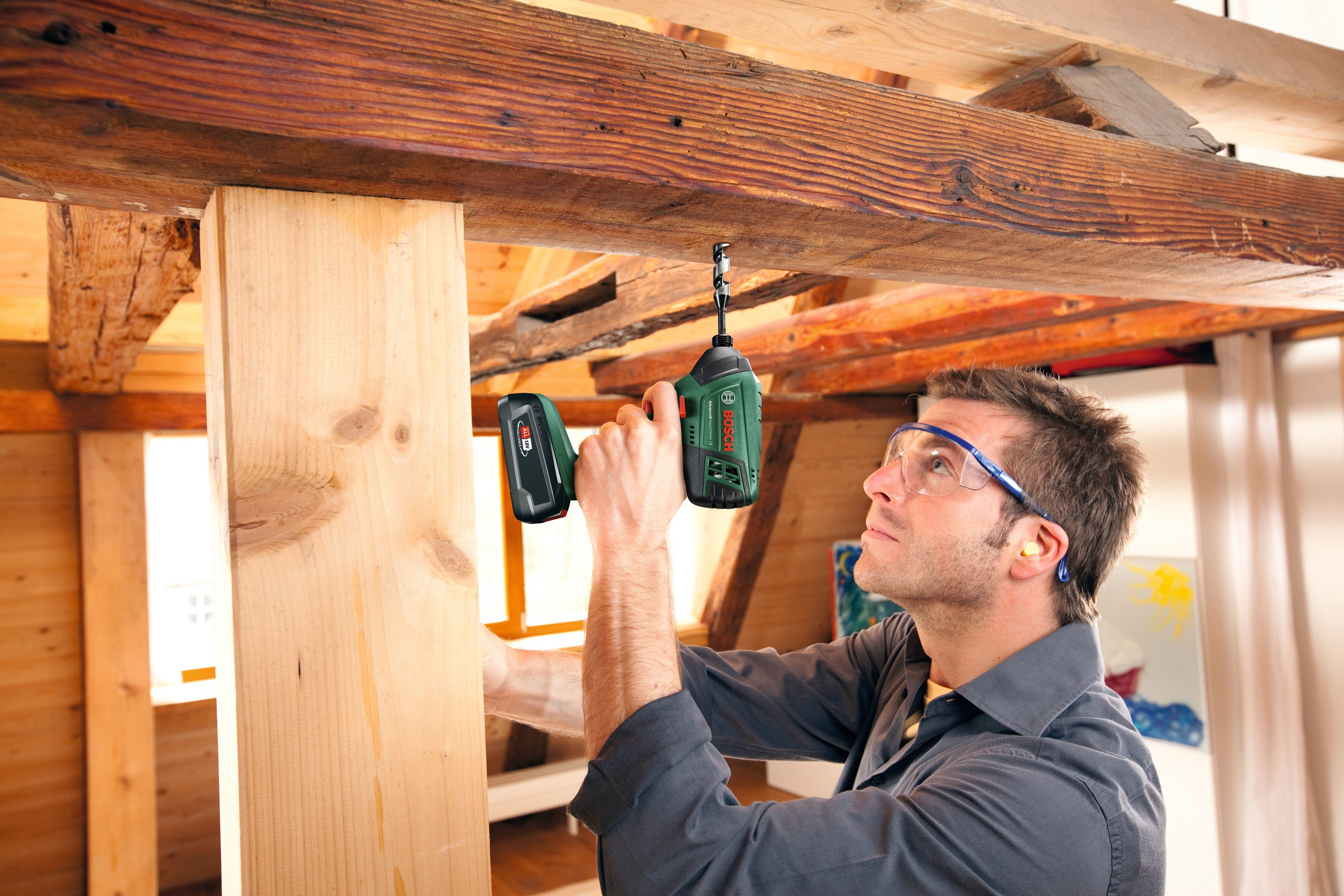 Bosch Home & Garden Akku-Schlagbohrschrauber AdvancedImpactDrive 18, max. 2600 U/min, (Set), inkl. Akku und Ladegerät