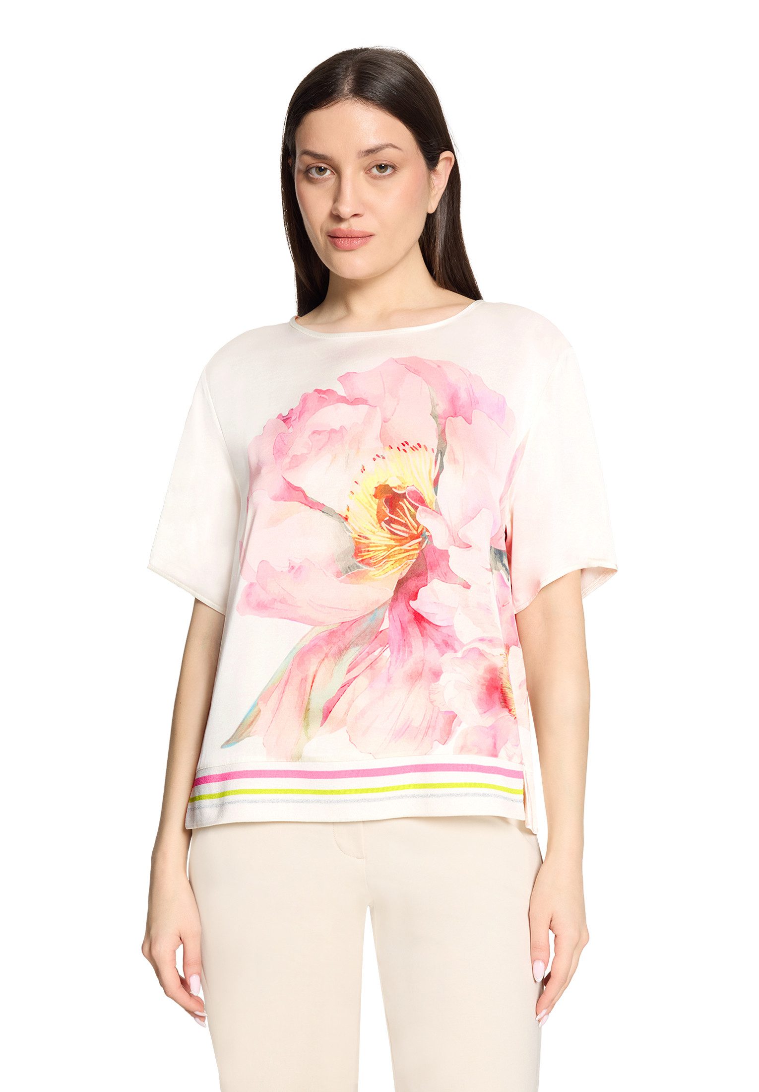 Betty Barclay Schlupfbluse Damen mit Rippbündchen
