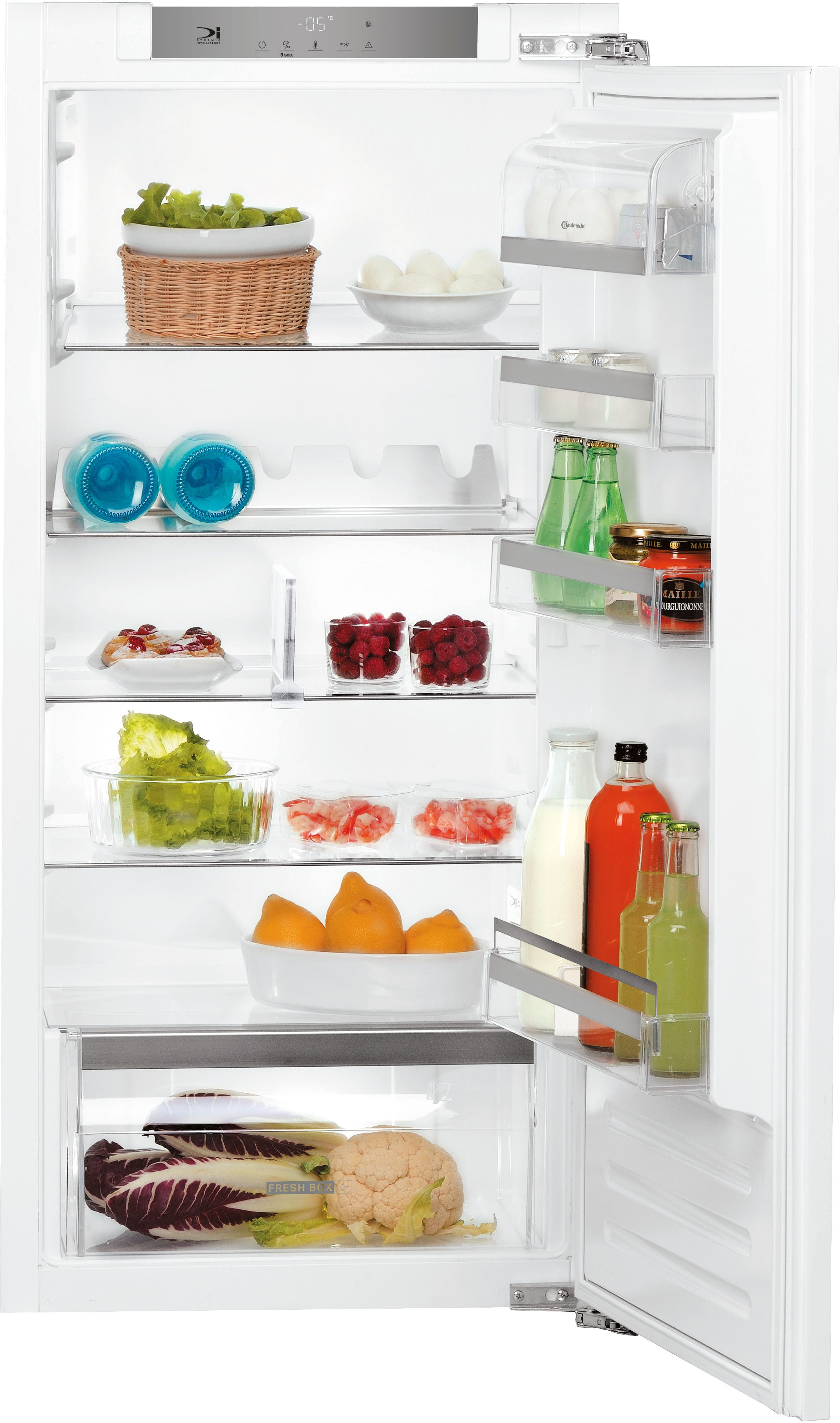 BAUKNECHT Einbaukühlschrank BKSI 12VF3D, 122 cm hoch, 55,7 cm breit, Dynamic Intelligence