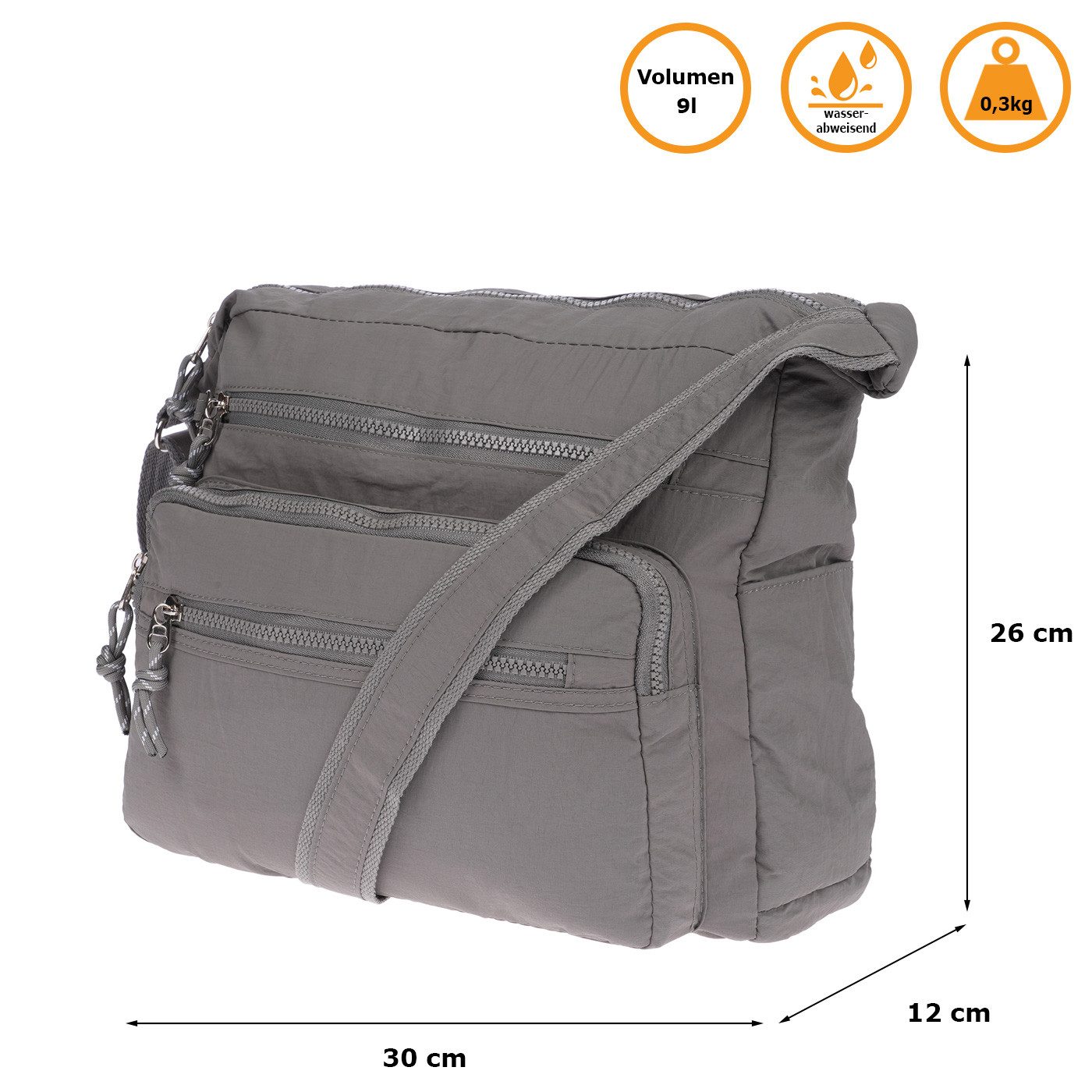 Christian Wippermann Henkeltasche Große Damen Tasche Umhängetasche Schultertasche (einzeln), Henkeltasche