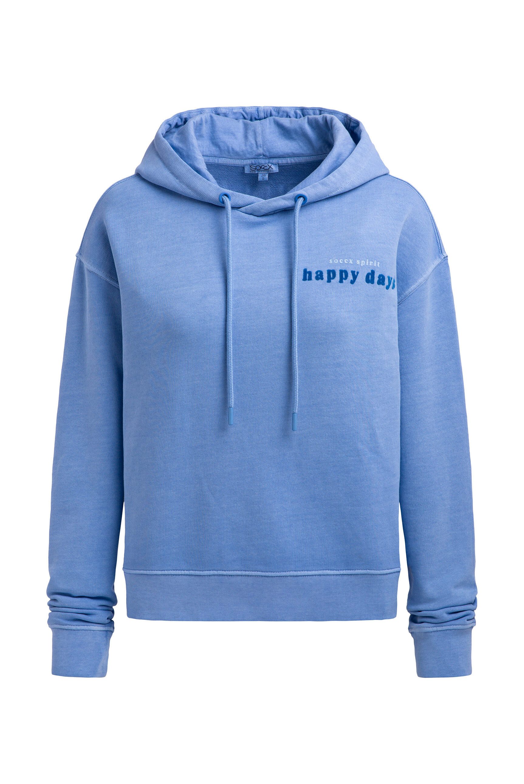 SOCCX Kapuzensweatshirt mit Rückenprint günstig online kaufen