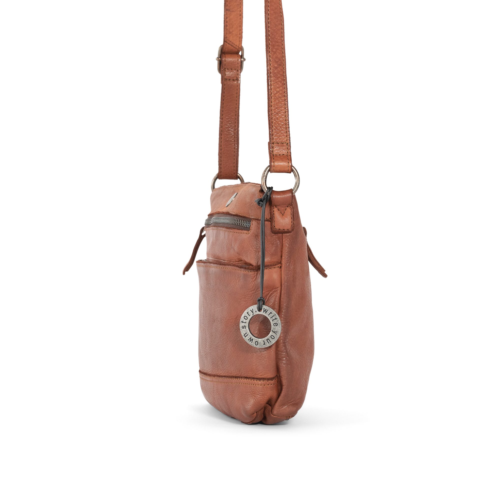 Cas8 Umhängetasche LALE - Schultertasche, Handtasche, Leder Tasche für Damen