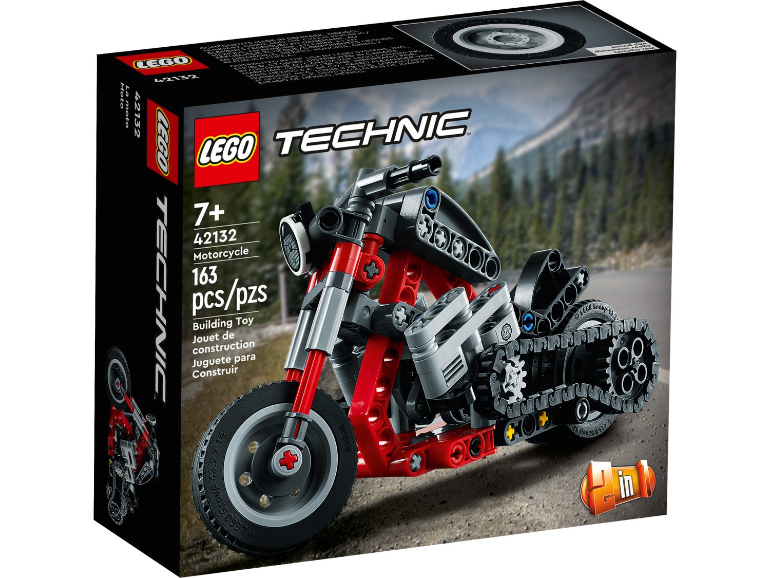LEGO® Technic 42132 Chopper Spielbausteine, (Set, günstig online kaufen