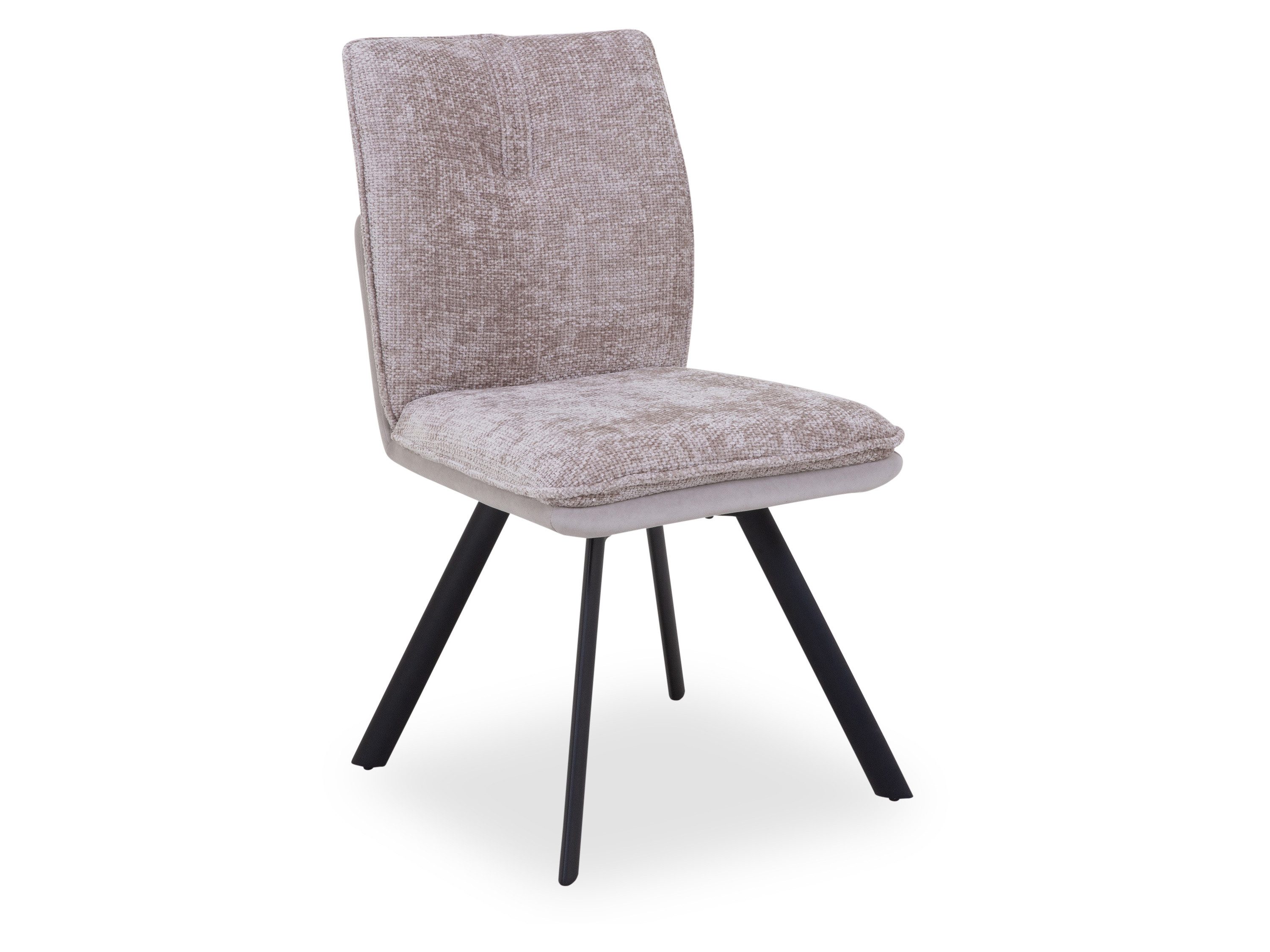 Esszimmerstuhl Polsterstuhl HARPER HARARE LBH 61x47x86 cm grau Esszimmerstuhl