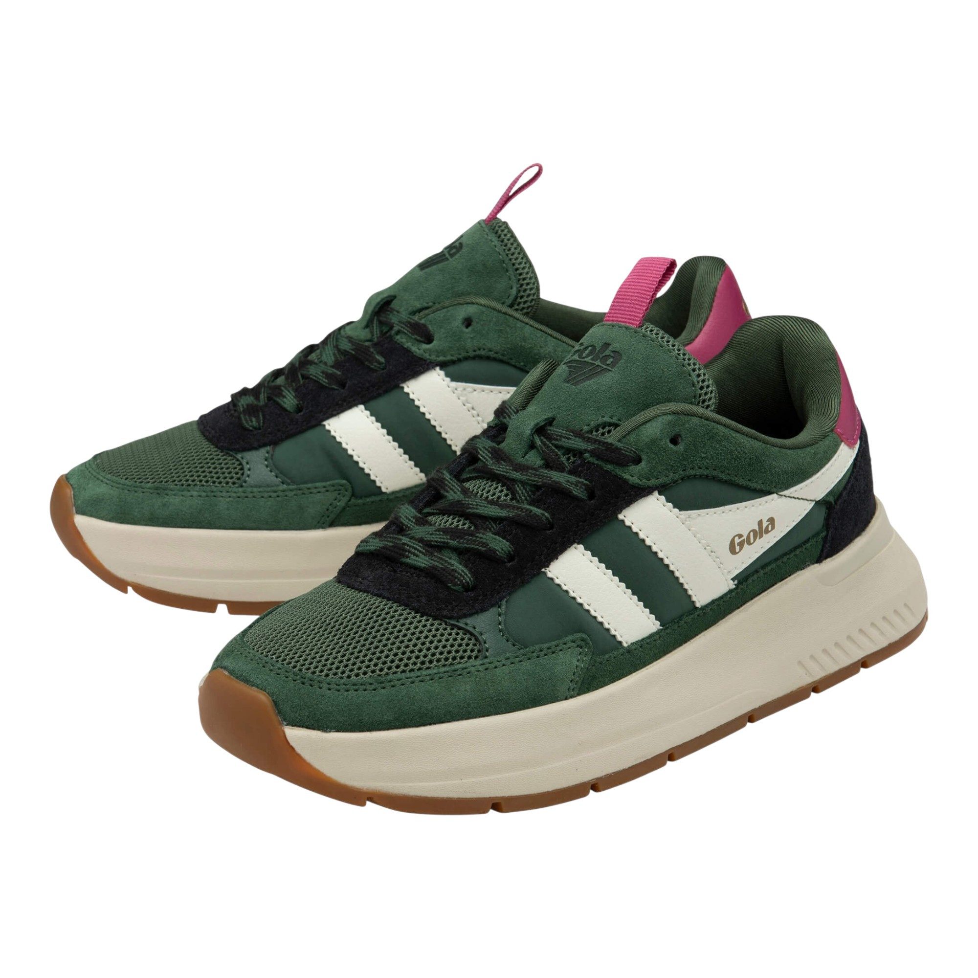 Gola Phoenix grün/schwarz/fuchsia Damen Sneaker