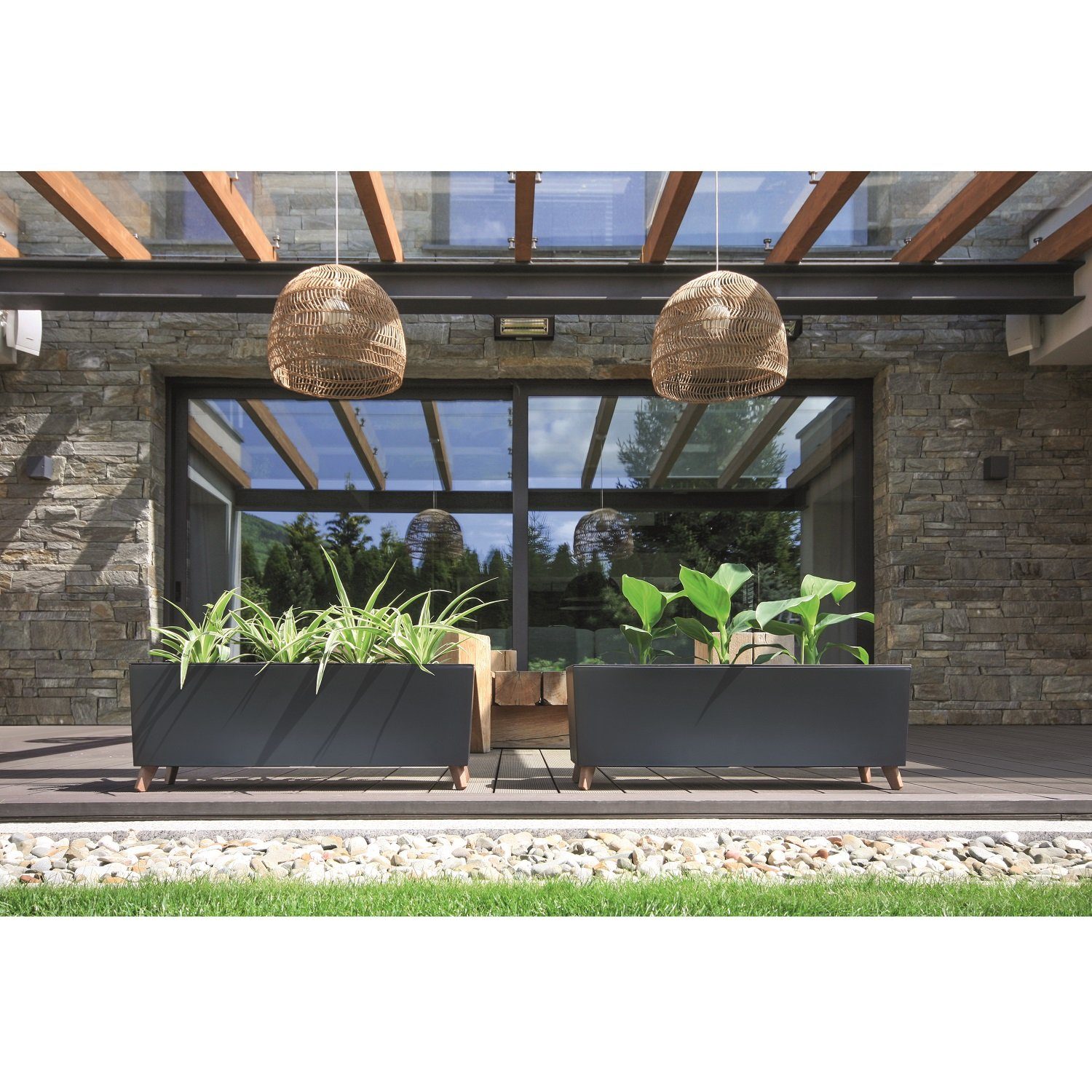 Prosperplast Blumenkasten, Blumentopf Balkonkasten Urbi Case