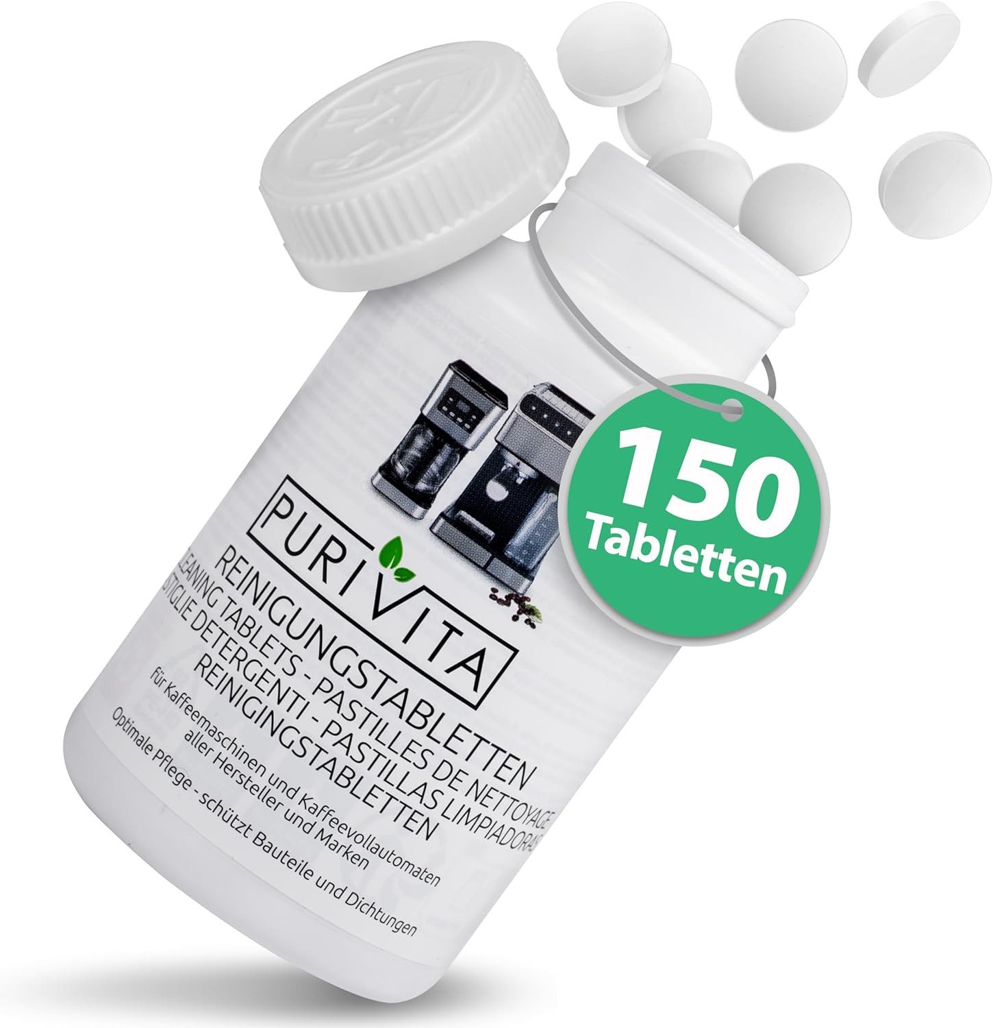 Purivita PURIVITA REINIGUNGSTABLETTEN Kaffeevollautomaten 2-Phasen-Reinigungstabletten