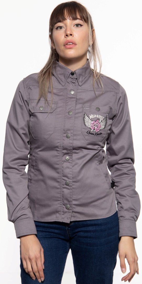 Allwetterjacke Queen Kerosin Wild & Free Adventure Damen Hemd