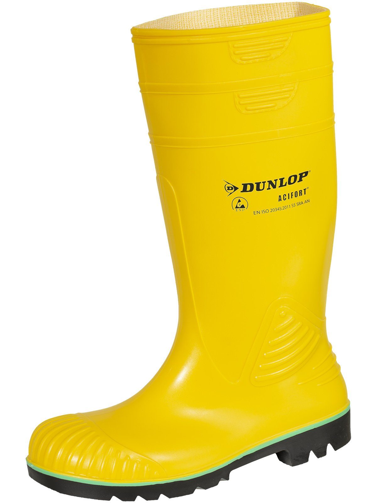 Acifort S5 gelb Dunlop_Workwear Stiefel ESD