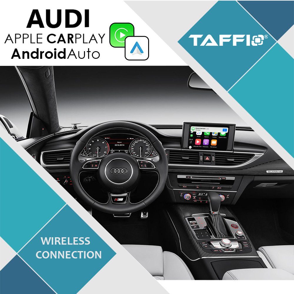 Für Audi A6 S6 A7 S7 C7 MMi 3G Wireless Carplay AndroidAuto USB Media Einbau-Navigationsgerät