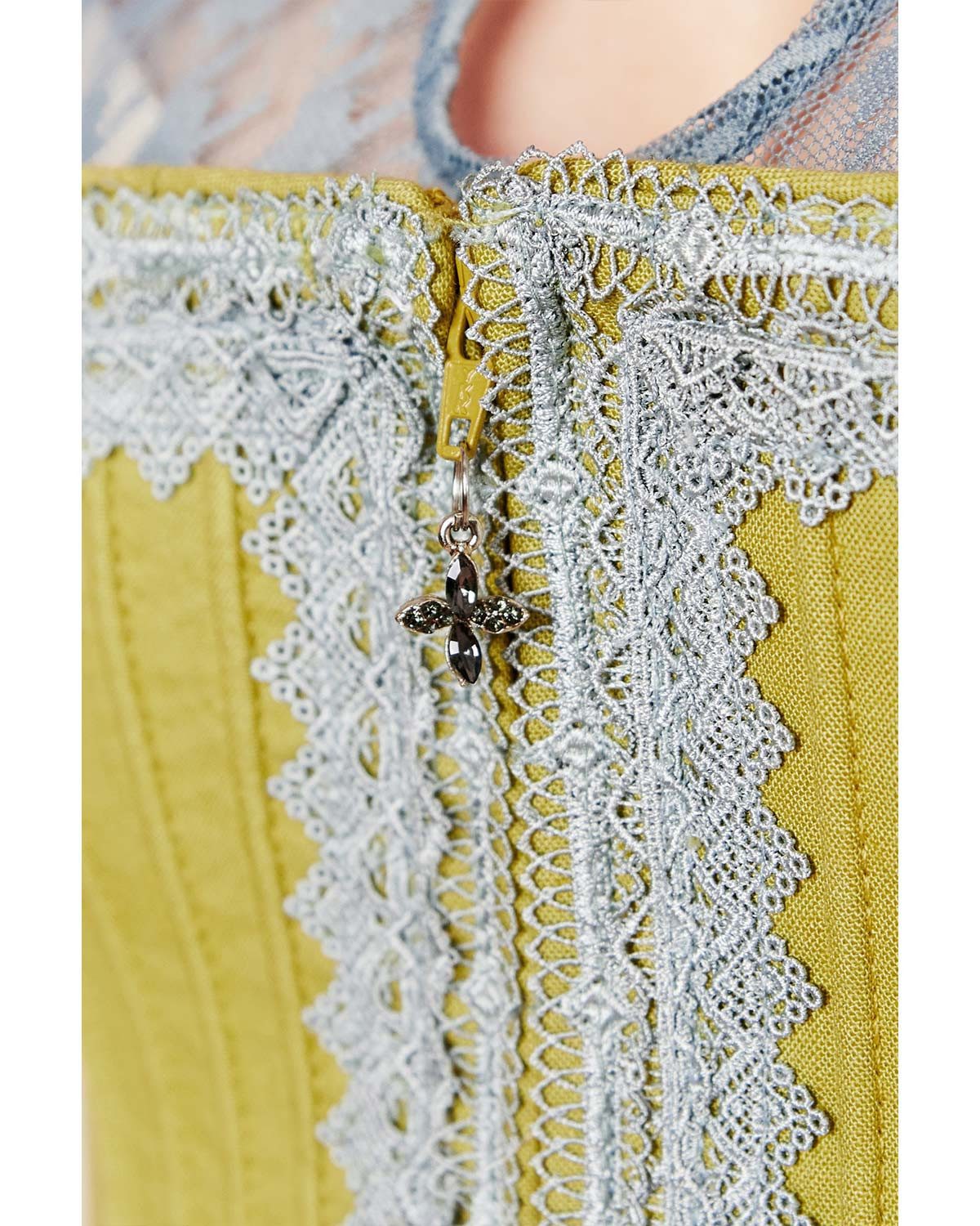 KRÜGER COLLECTION Dirndl Dirndl 'Josefine' 116867, Gelb 70cm