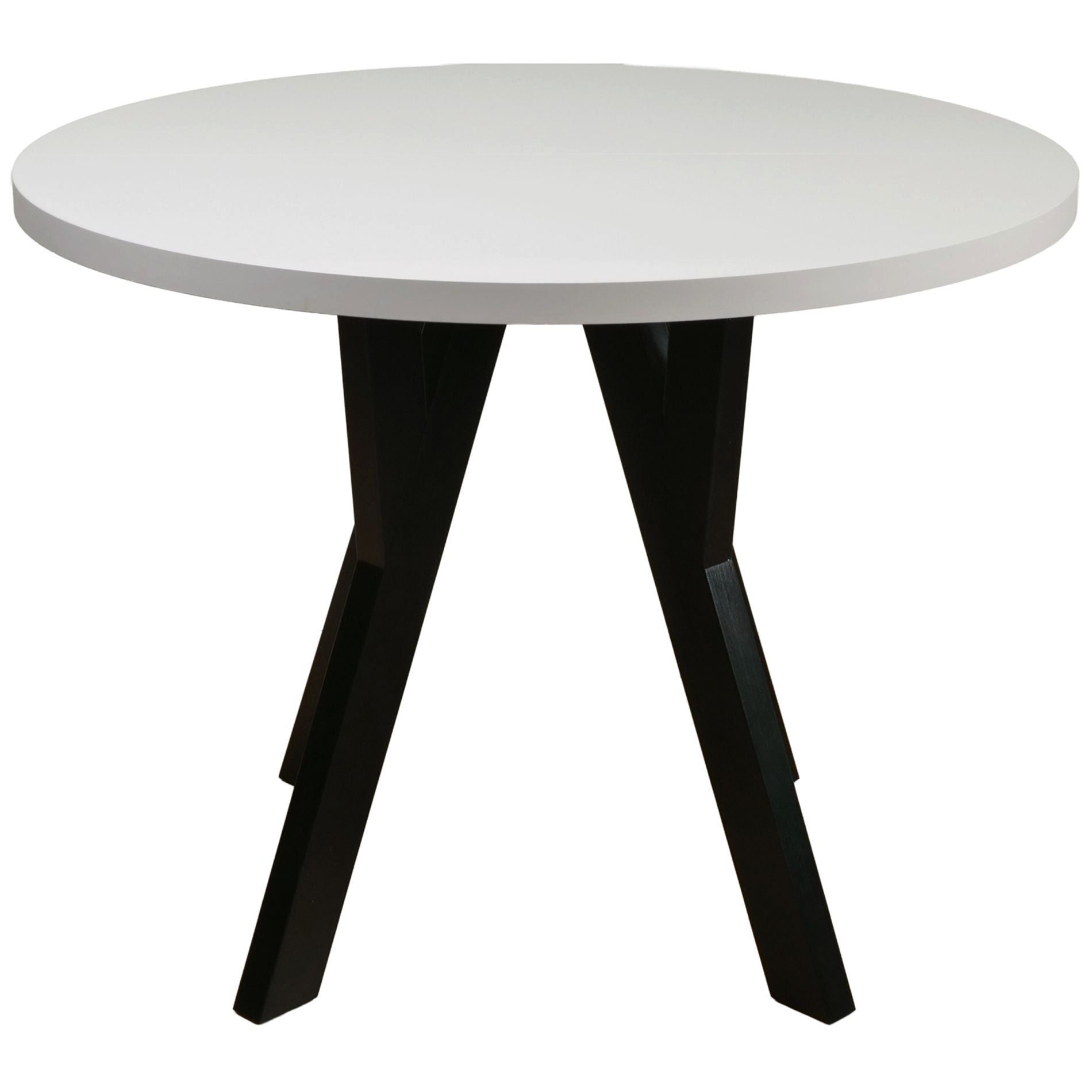 Selsey Esstisch OSENESS, Ausziehtisch rund modernes Design mit Holzbeinen 100–180 cm