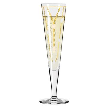 Ritzenhoff Sektglas Goldnacht, Glas, Transparent H:24cm D:7cm Glas