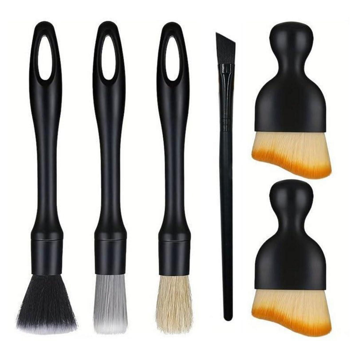 LuxusKollektion Reinigungsbürsten-Set Auto Detailbürsten Set 6-teilig, (6-tlg)