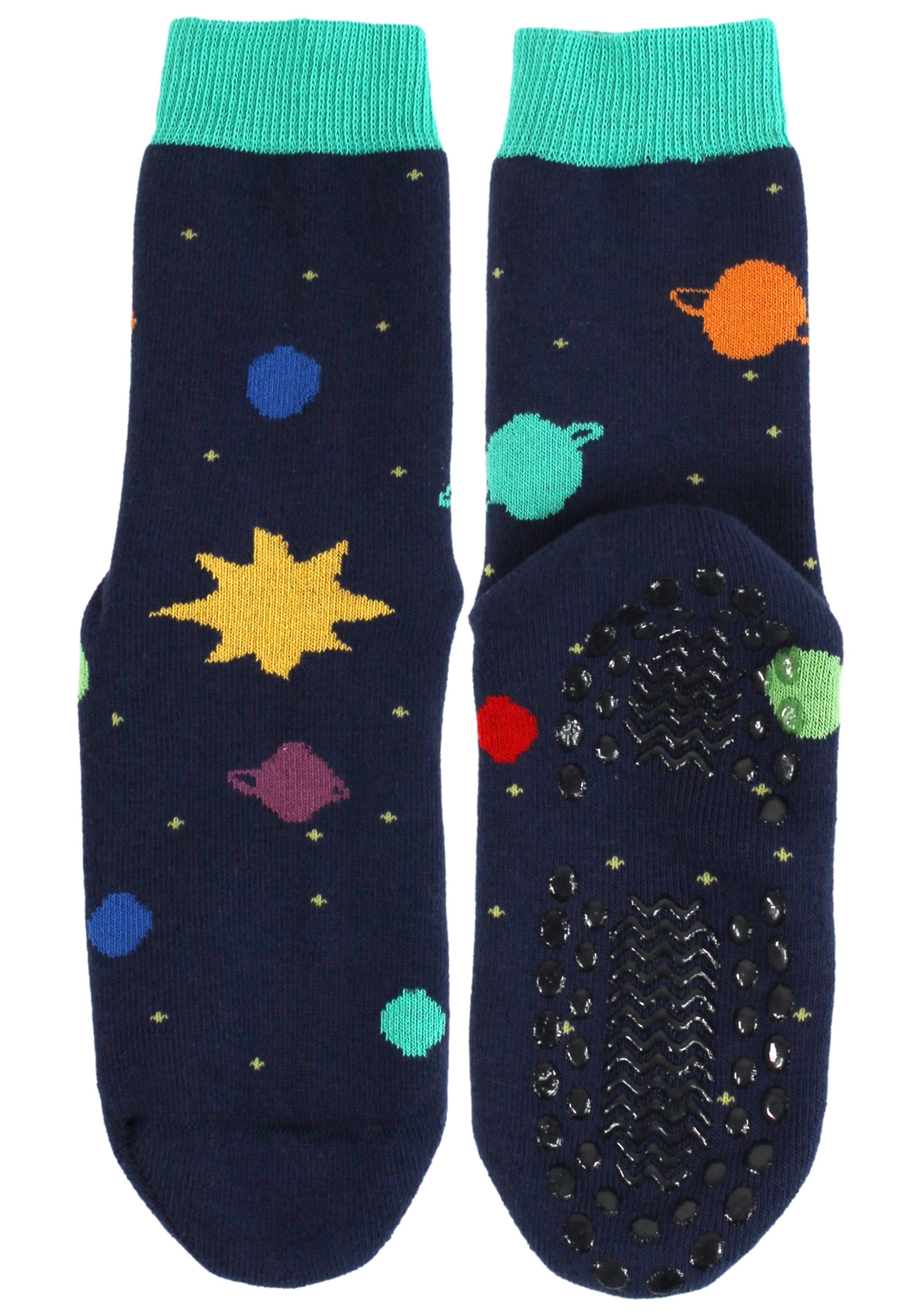 Rogo Socken mit Stoppersohle (1-Paar) mit Stoppersohle