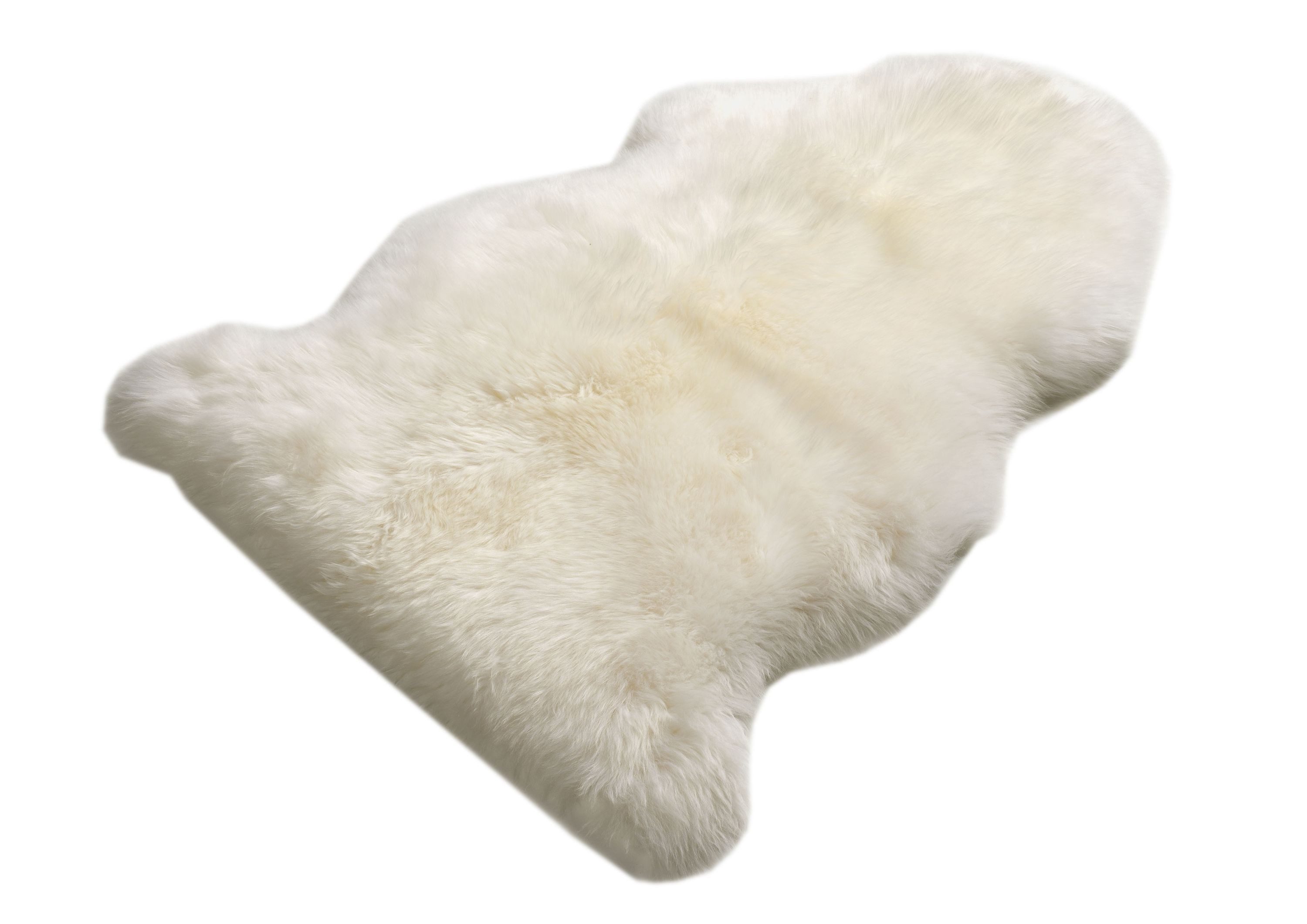 Böing Carpet Fellteppich Lammfell Naturweiß, fellförmig, Höhe: 50 mm günstig online kaufen