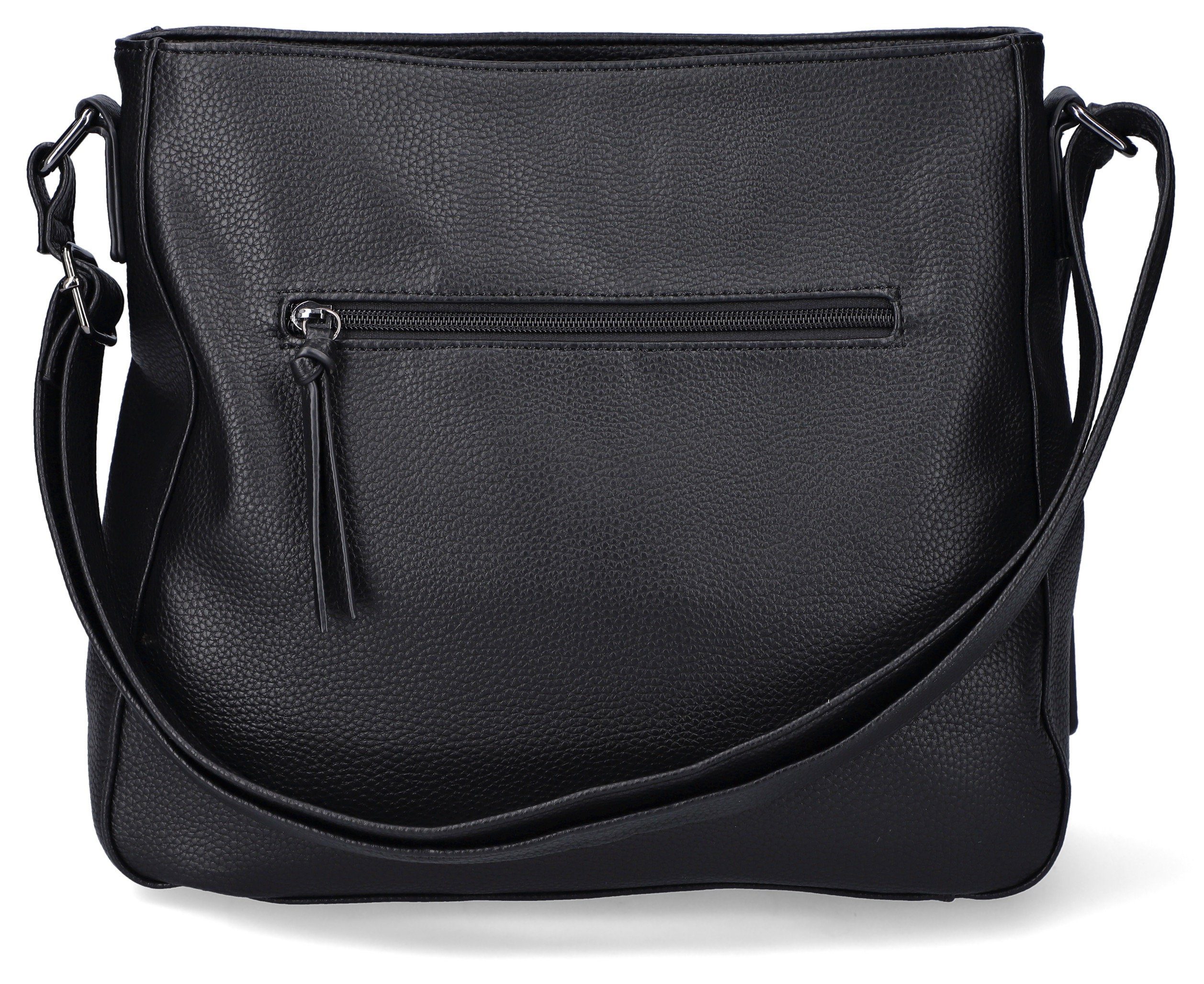 Rieker Umhängetasche, Schultertasche, Damen-Handtasche, mit praktischen Fächern