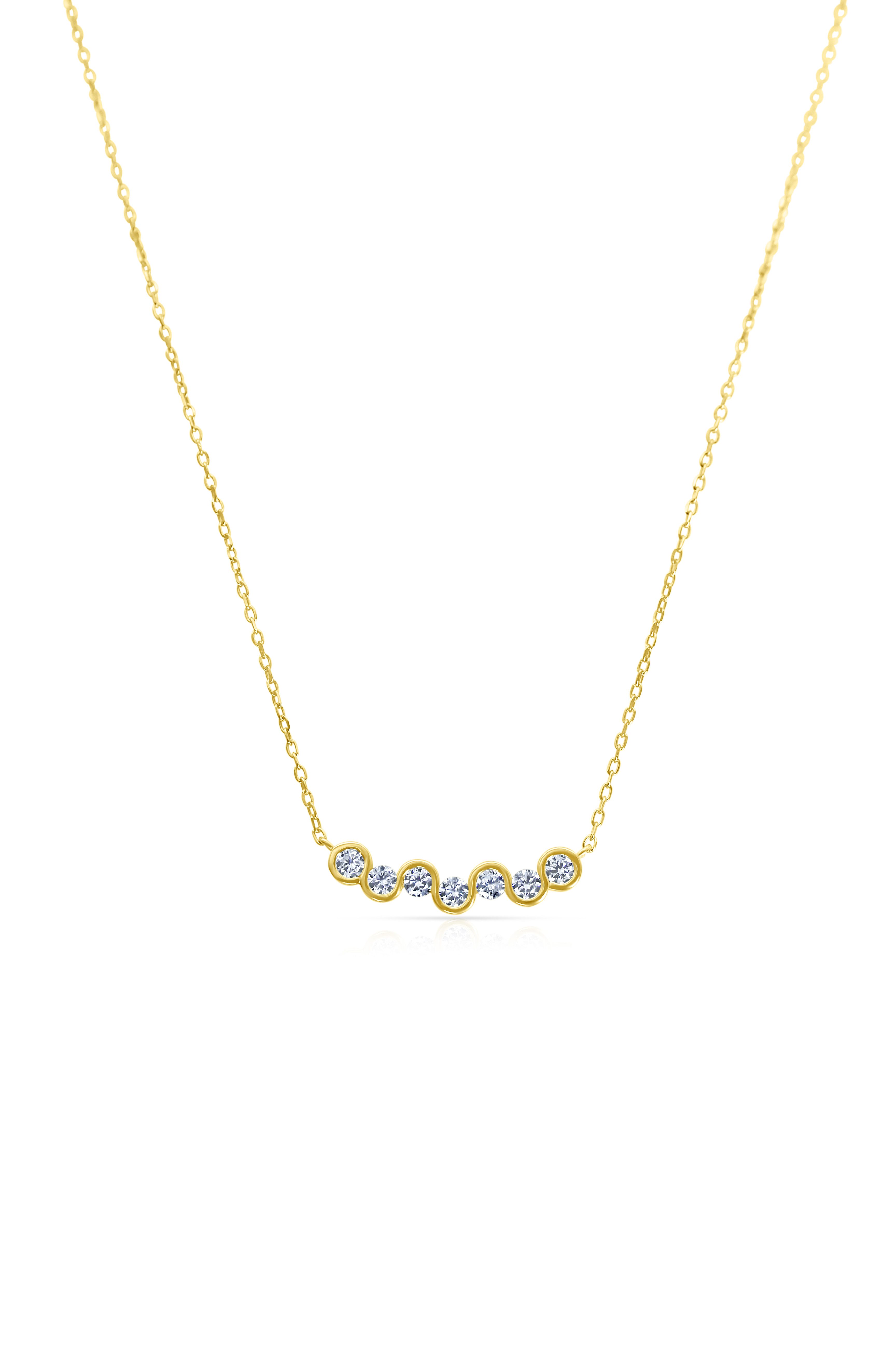 Eye Candy Collier ECJ-NL0307, 925er Sterling-Silber mit einem Anhänger und Zirkonia