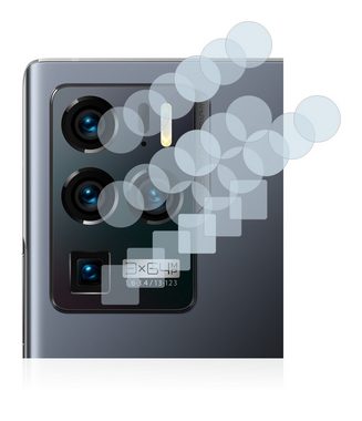 Savvies Schutzfolie für ZTE Axon 30 Ultra 5G (NUR Kameraschutz), Displayschutzfolie, 6 Stück, Folie klar