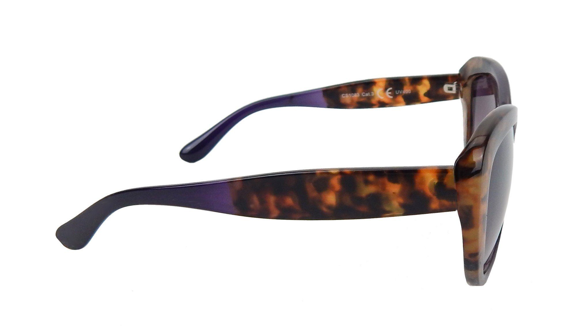 Ella Jonte 400 Sonnenbrille in Schildpatt-Optik Lila UV