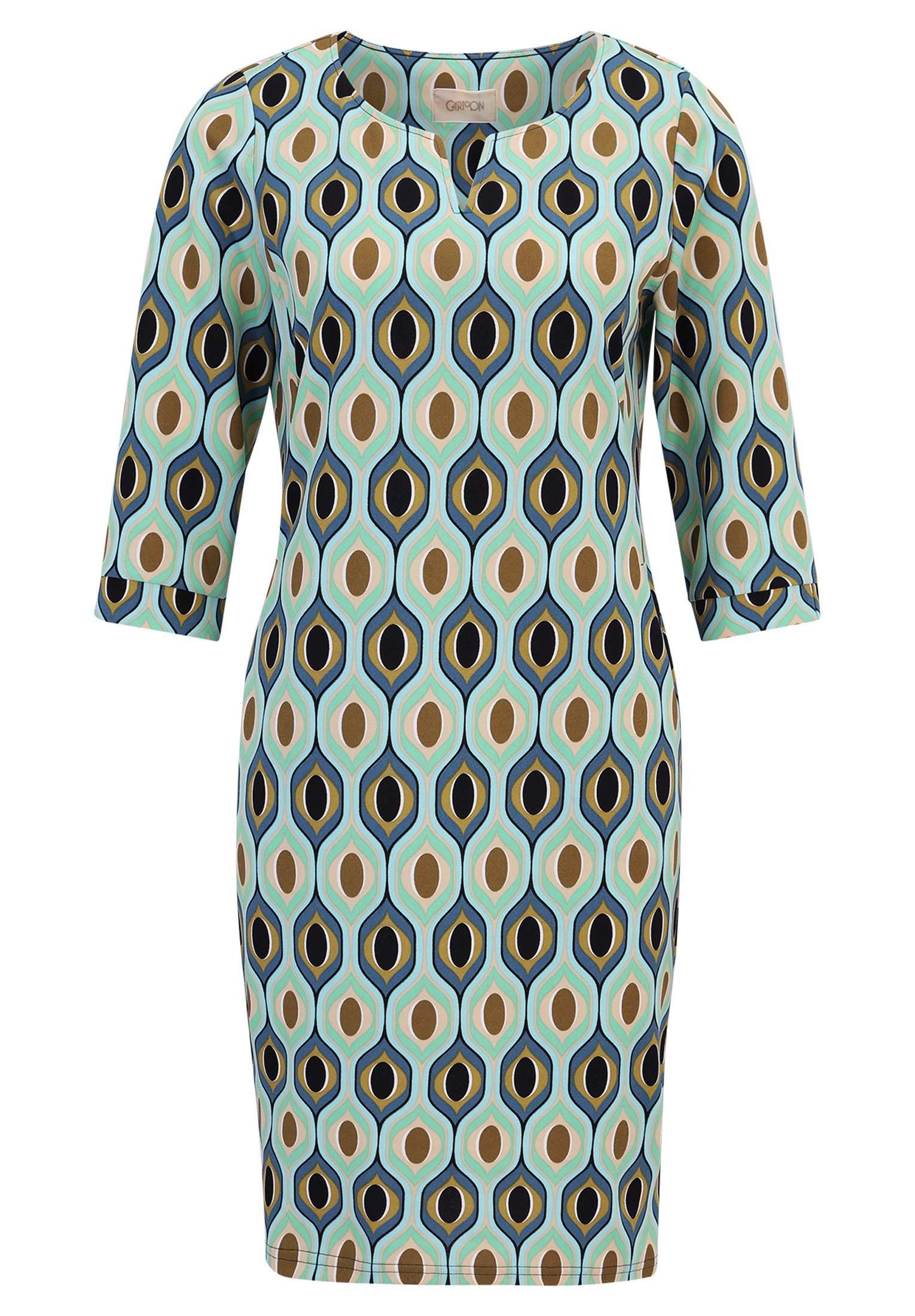 Cartoon Druckkleid Cartoon Casual-Kleid mit Muster günstig online kaufen