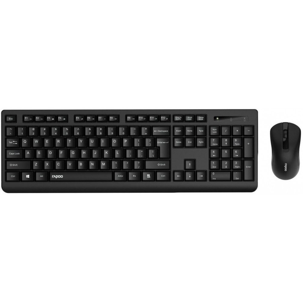 Rapoo Rapoo X1700 kabelloses Tastatur-Set schwarz. Tastatur (kabellos)