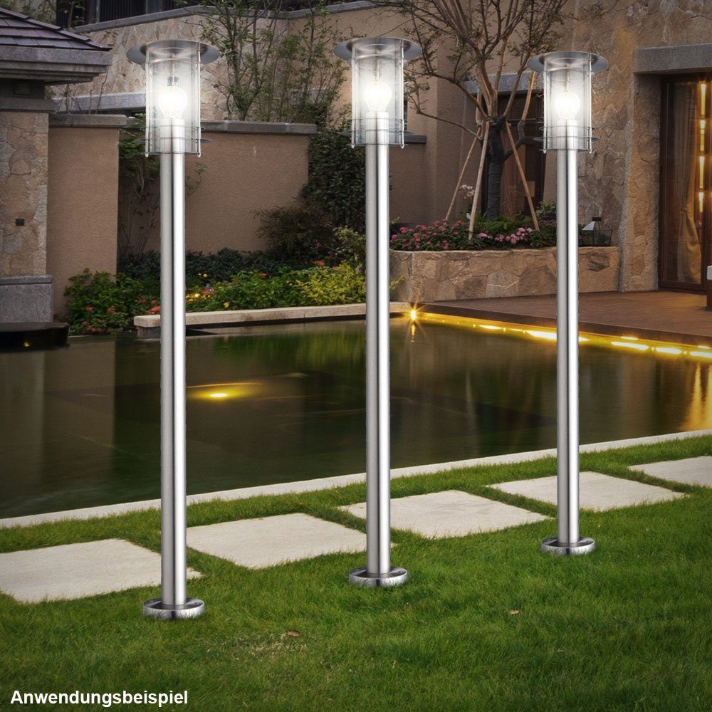 LED Steckdosenleuchte, 3er Set Lampen Steh Außen Leuchten