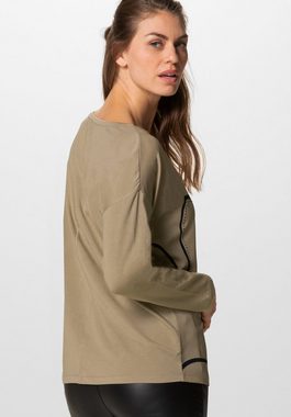 bianca Langarmshirt JULIE mit dezentem Design im angesagten Metallic-Look