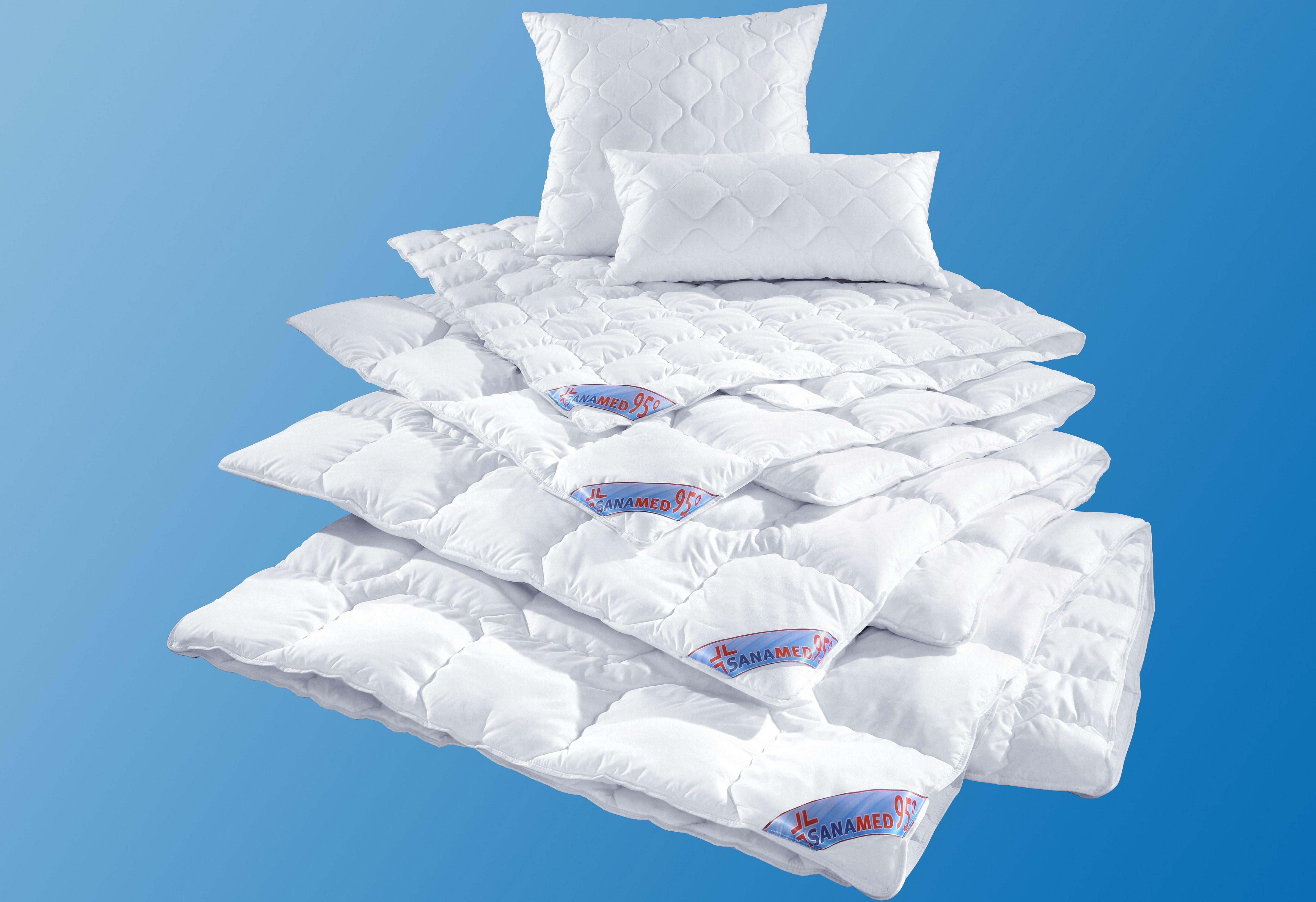 fan Kunstfaserkopfkissen Sanamed 95, Füllung: 100% Polyester, Bezug: 100% Polyester, kochfest und langlebig – Bild 4 von 4