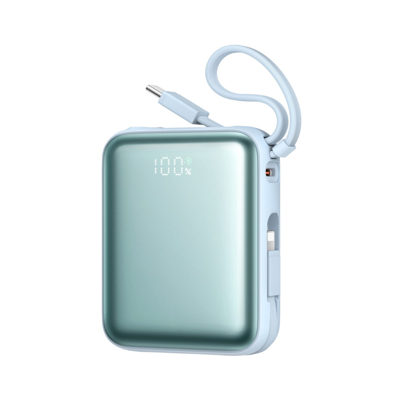 JOYROOM JR-PBF27 Powerbank Powerbank JR-PBF27 10000 mAh (5, 9, 12 V), 22,5W Powerbank mit integrierten Kabeln und LED-Anzeige