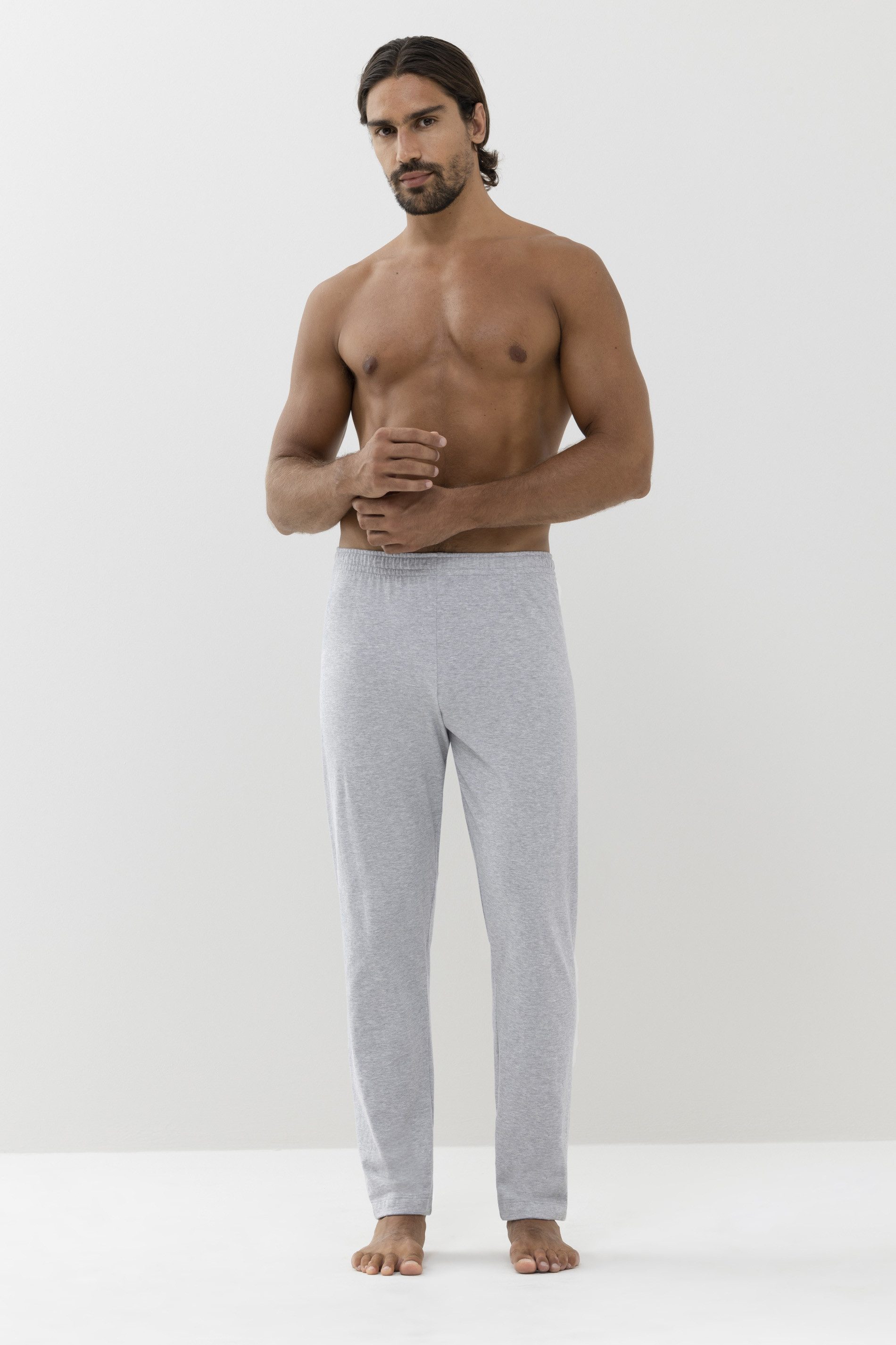 Schlafhose Mey Herren Hose lang Serie Ringwood Uni Hosen