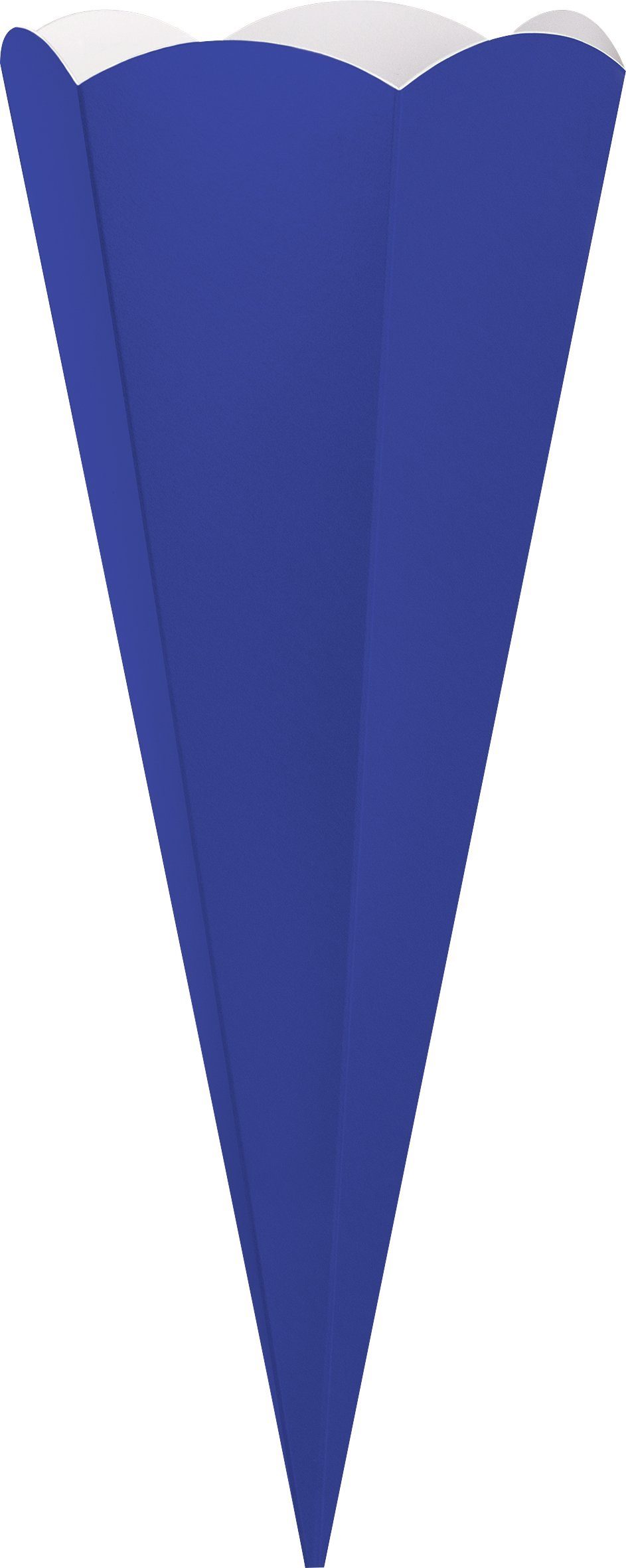 Schultüte Schultüten-Zuschnitt, Heyda Königsblau 69 cm
