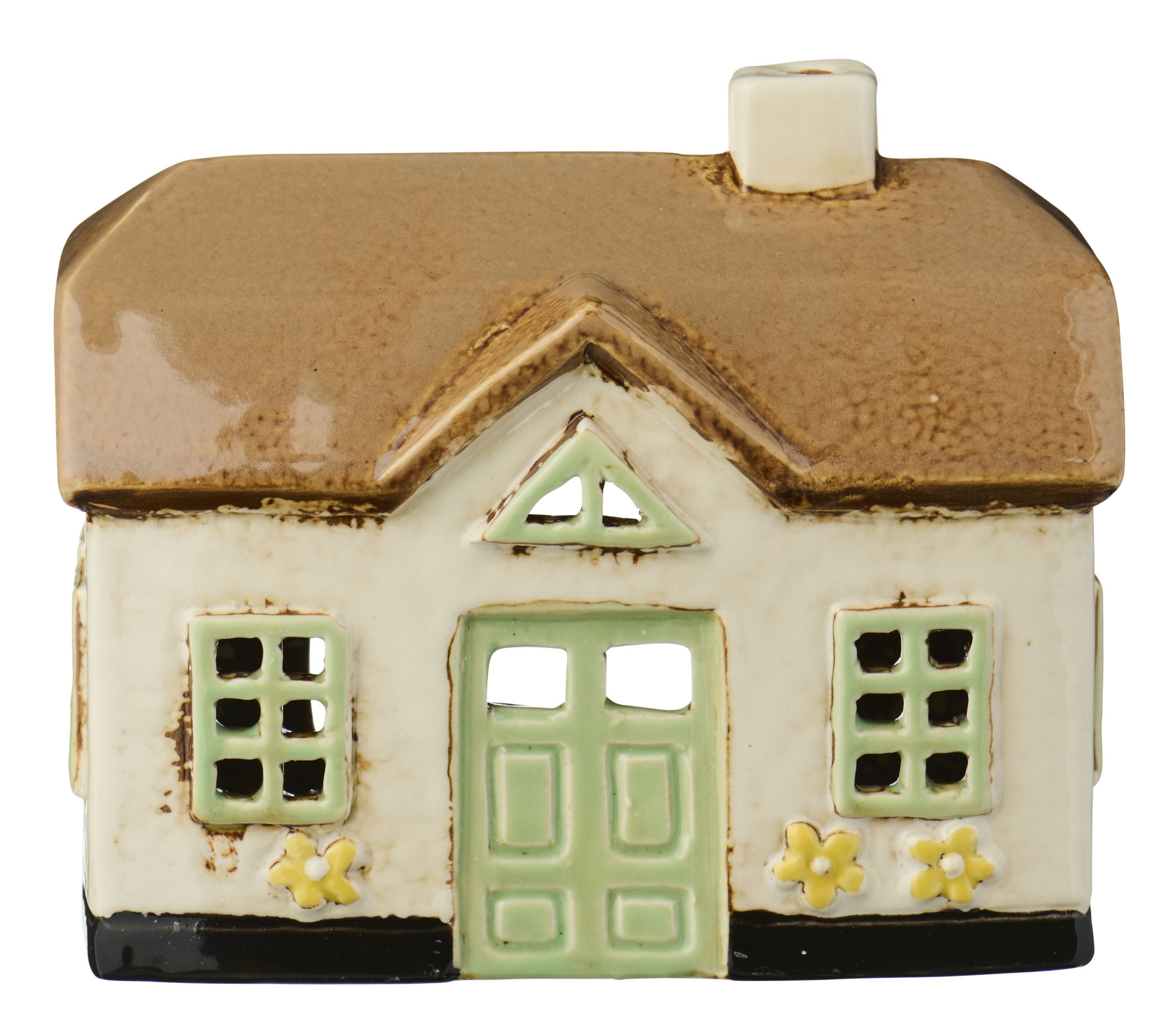 Ib Laursen Kerzenhalter Ib Laursen Lichterhaus Teelichthaus Windlicht Haus Ebeltoft Creme