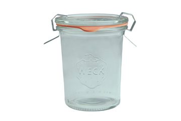 MamboCat Einmachglas 12er Set Weck Gläser 160ml Sturzgläser Glasdeckel Einkochringe Klammer, Glas