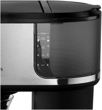 RUSSELL HOBBS Filterkaffeemaschine Attentiv Black Coffee Bar 26840-56, 1,25l Kaffeekanne, Papierfilter 1x4