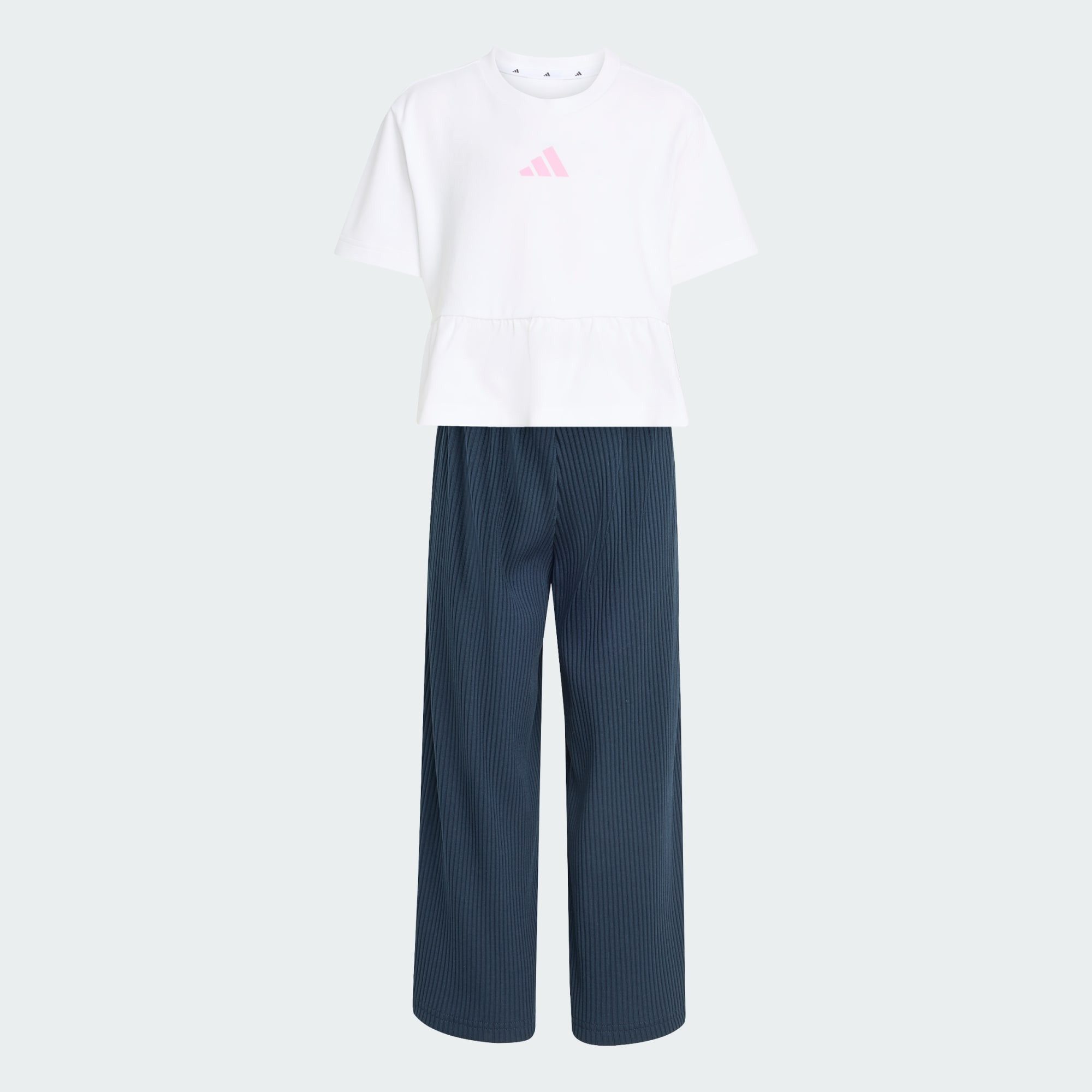 adidas Sportswear Shirt & Hose SEASONALS SWEAT RUFFLES SET
