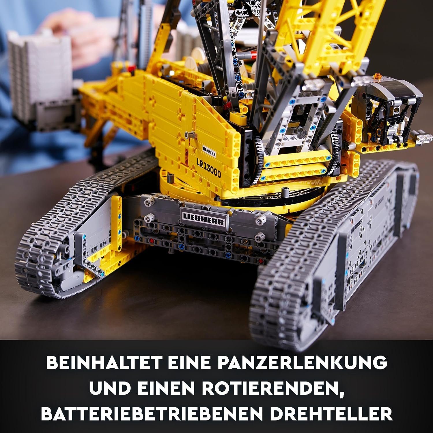 LEGO® Technic 42146 Liebherr LR 13000 Raupenkran 42146 Spielbausteine, (2883 St) – Bild 3 von 5